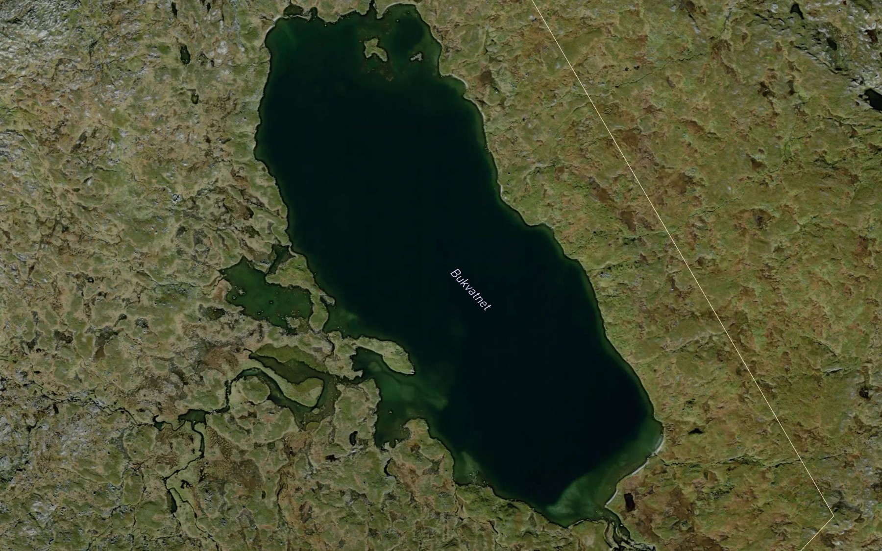 Satellite map of the Bukvatnet