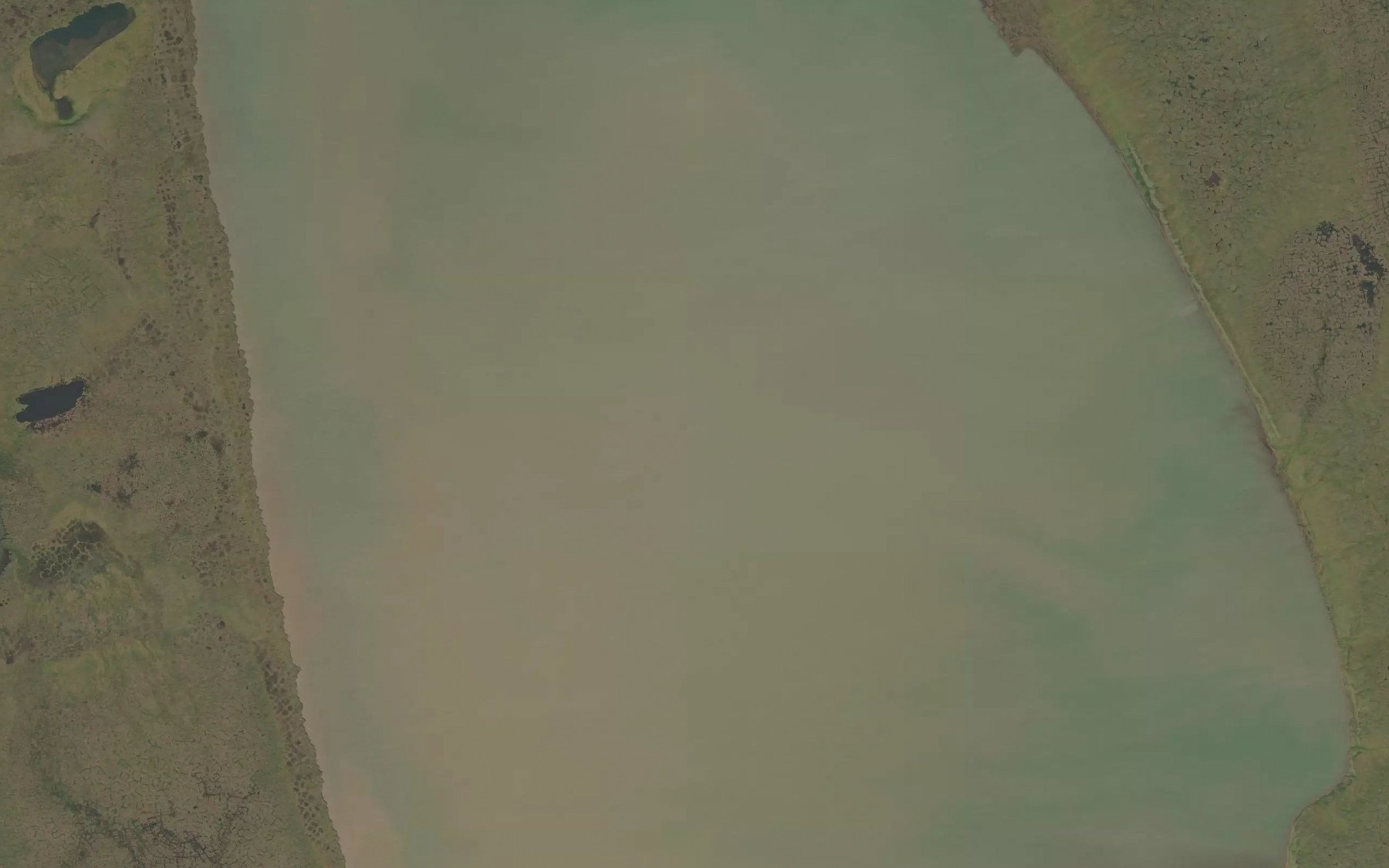 Satellite map of the Tunusiktok Lake