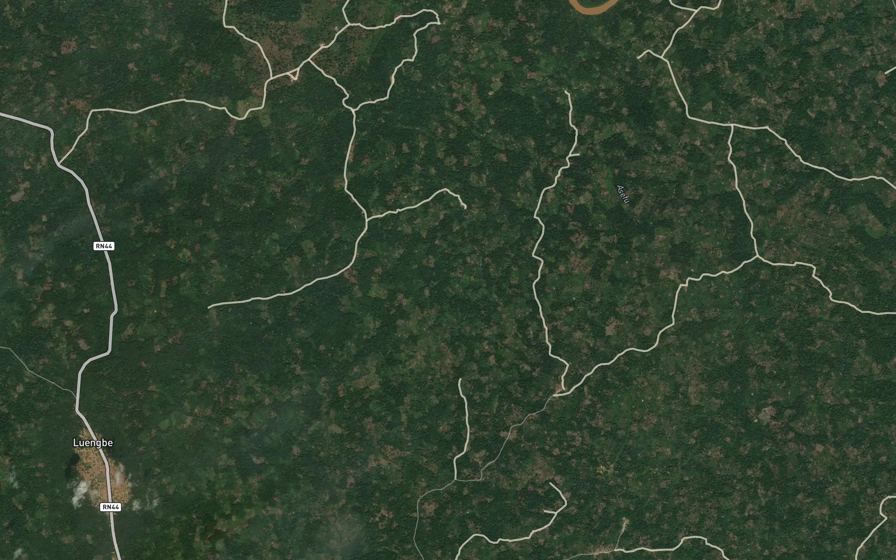 Satellite map of the Amuhali