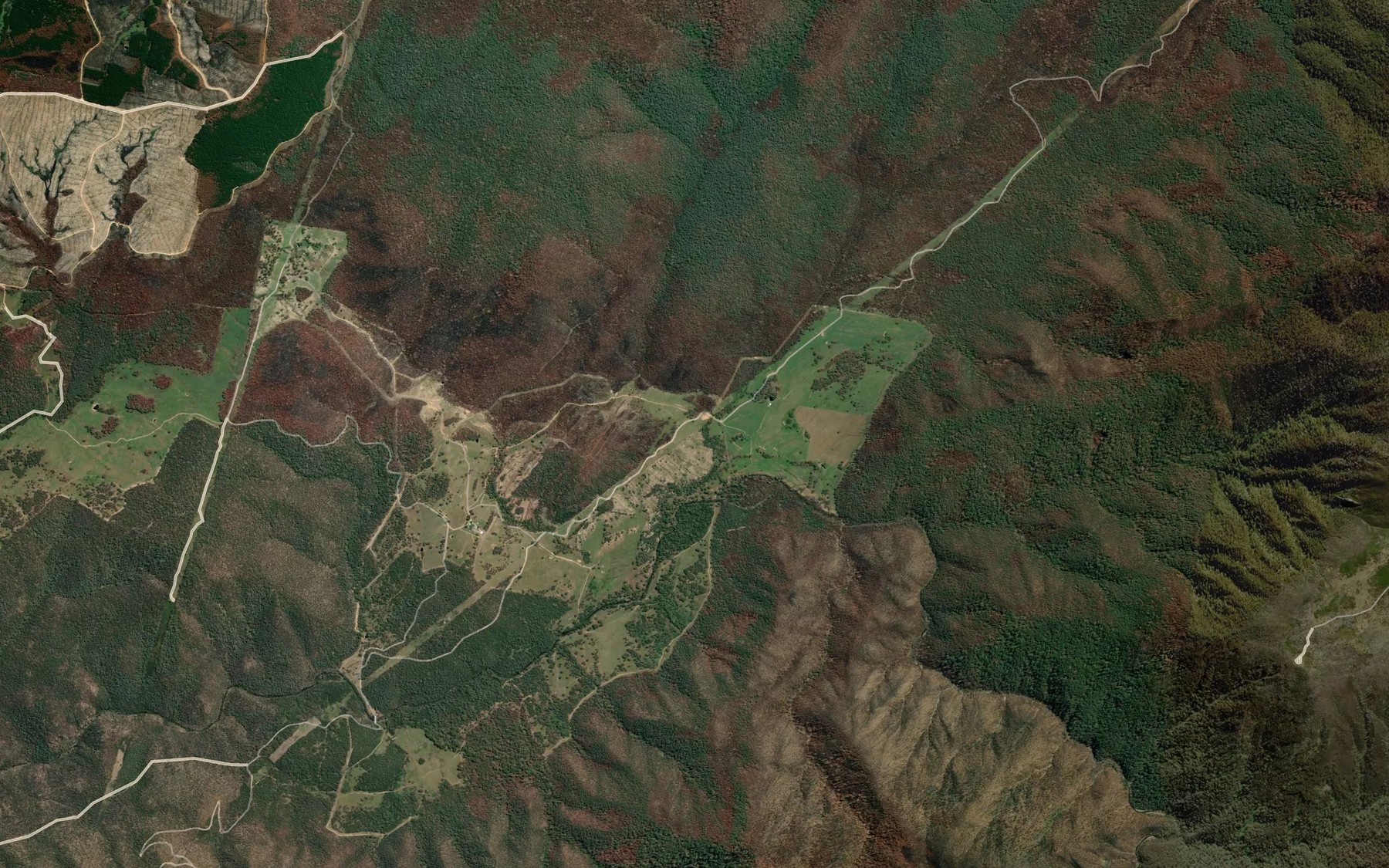 Satellite map of the Free Damper Creek