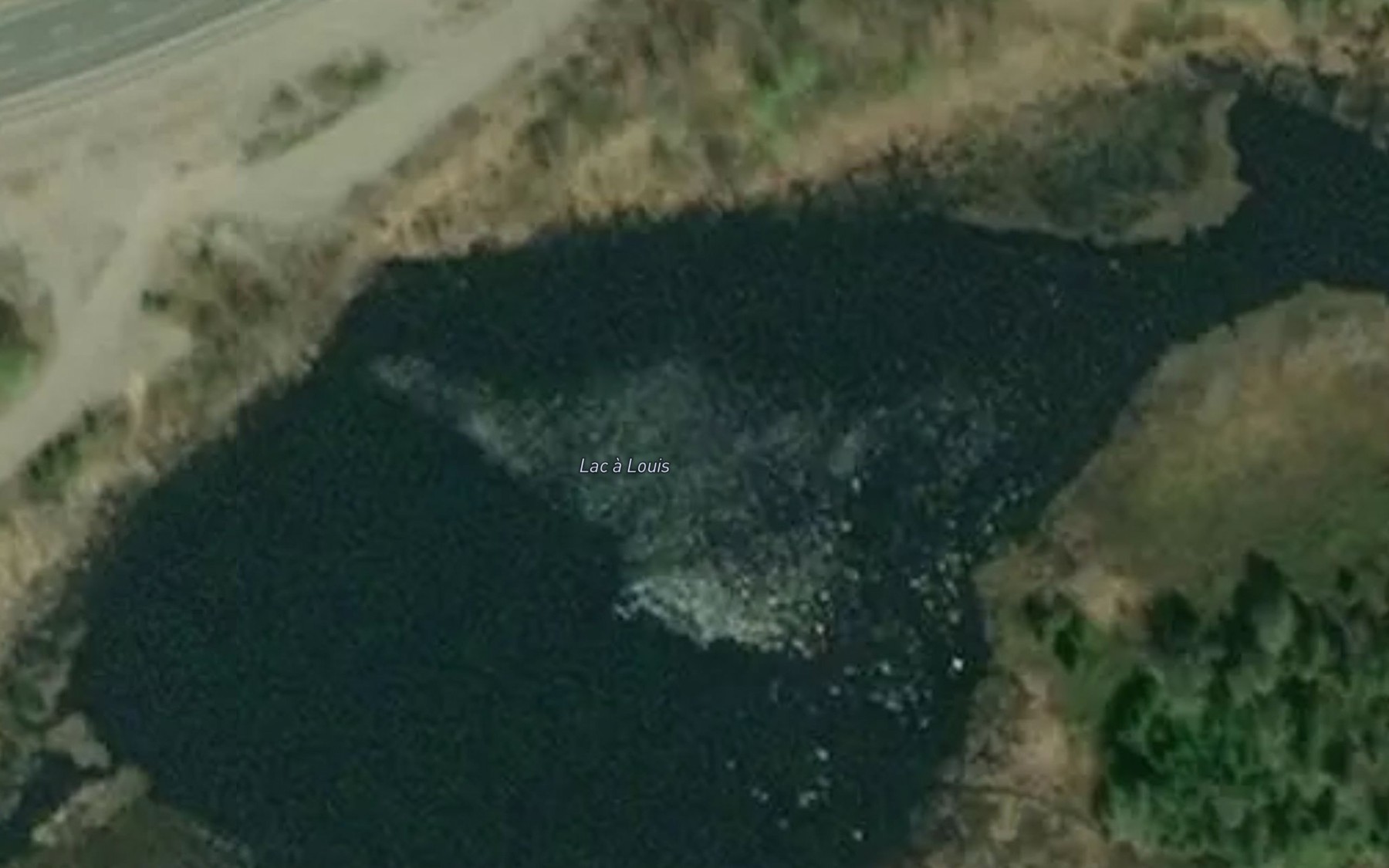 Satellite map of the Lac a Louis