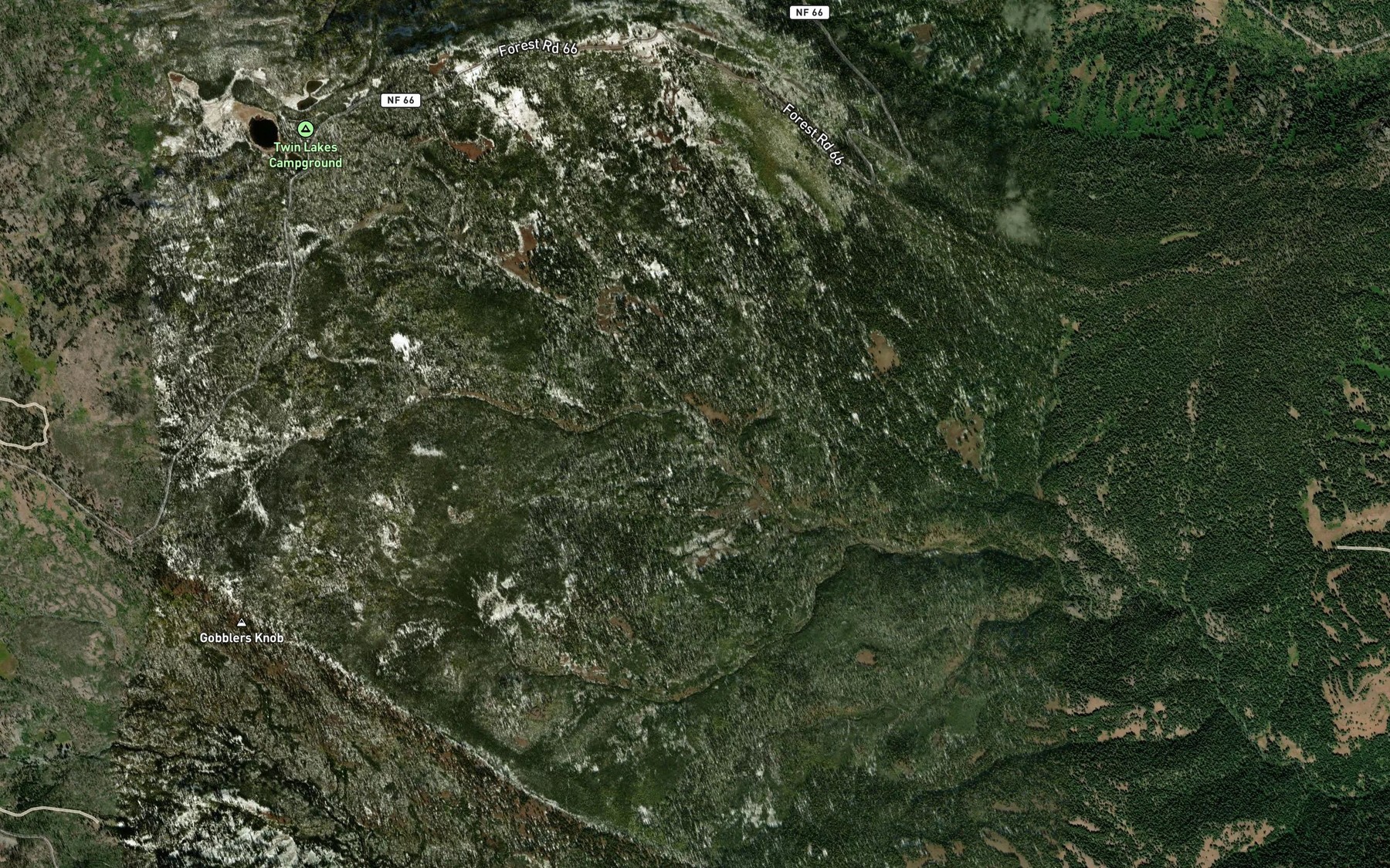 Satellite map of the Big Elk Creek