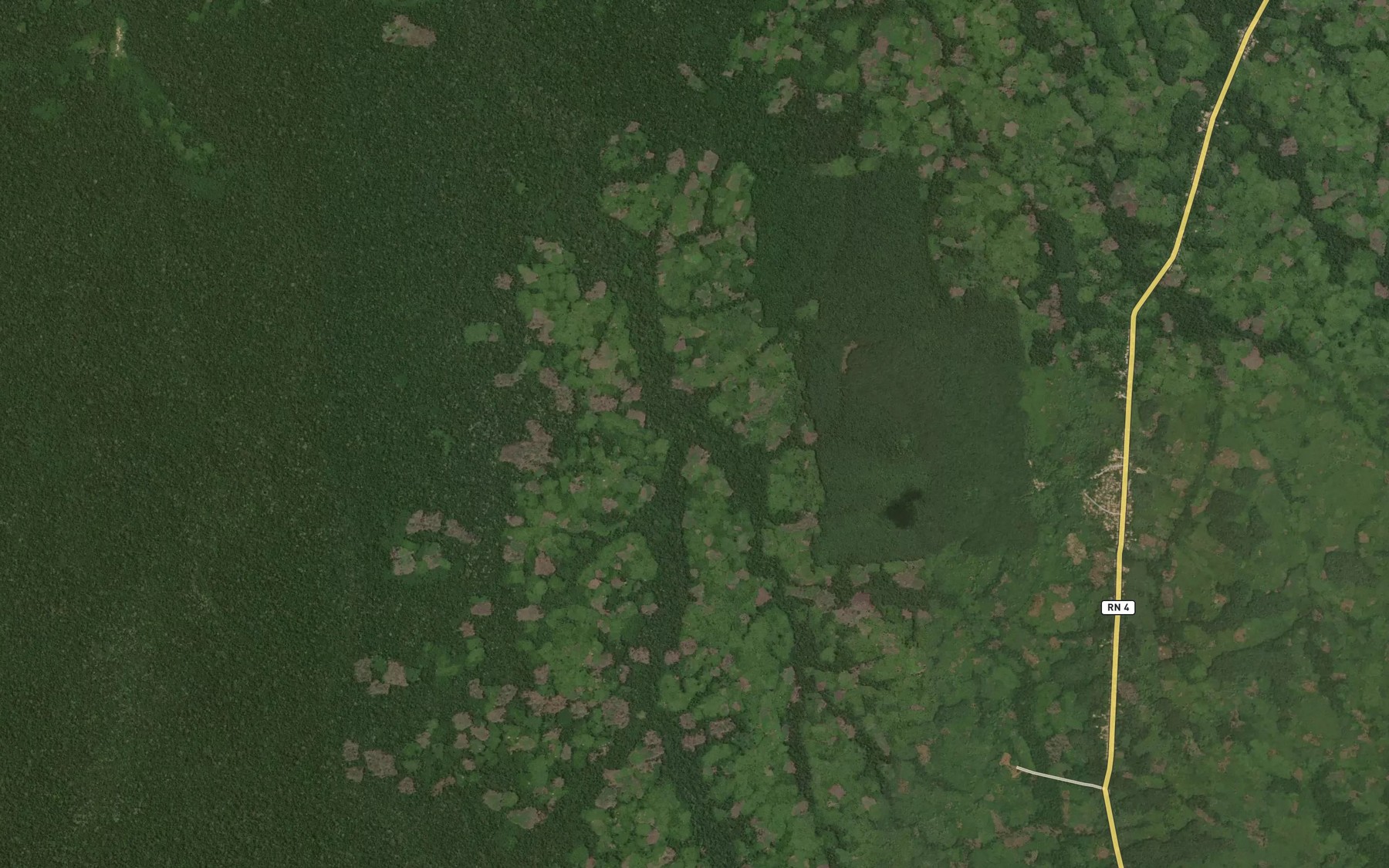 Satellite map of the Mbobe