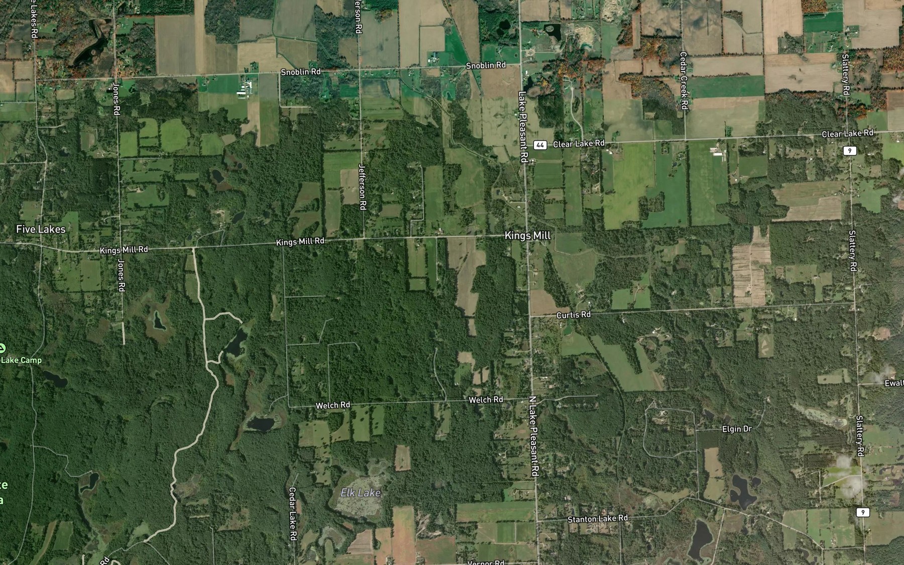 Satellite map of the Robinet Drain