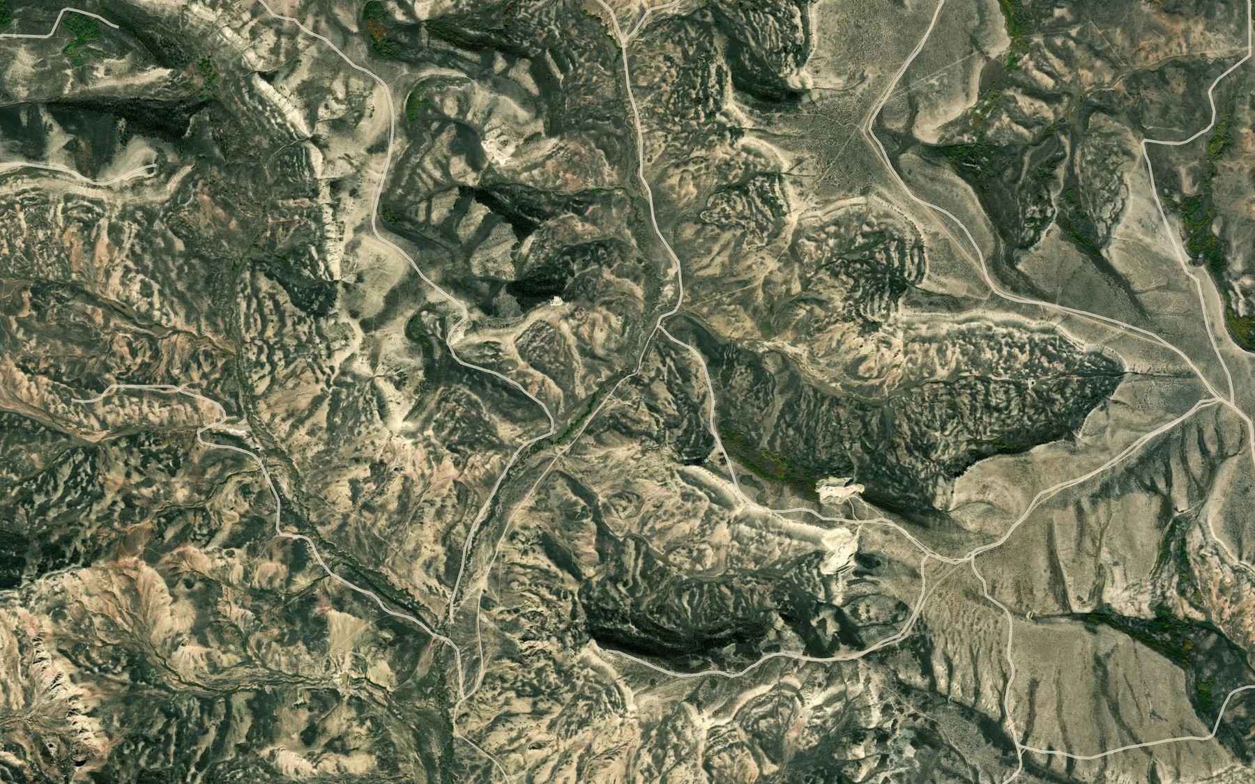 Satellite map of the Rich Reservoir