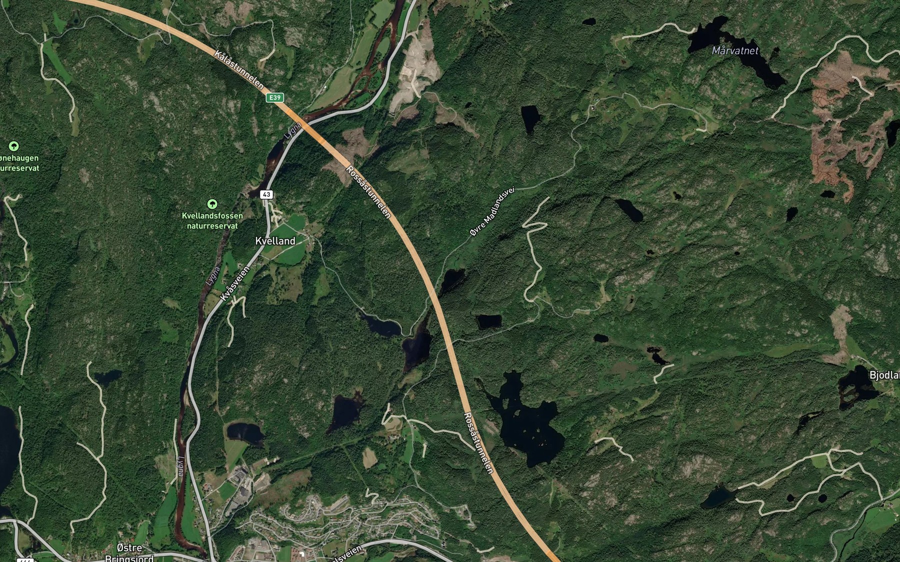 Satellite map of the Londalstjonna