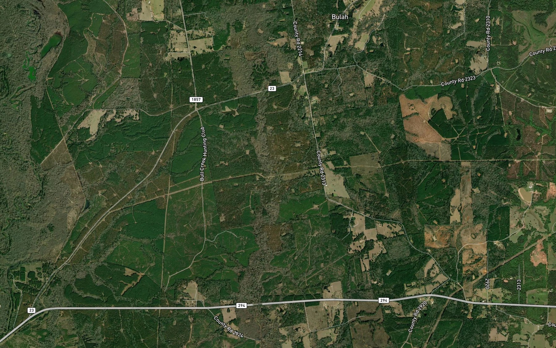 Satellite map of the Collins Branch
