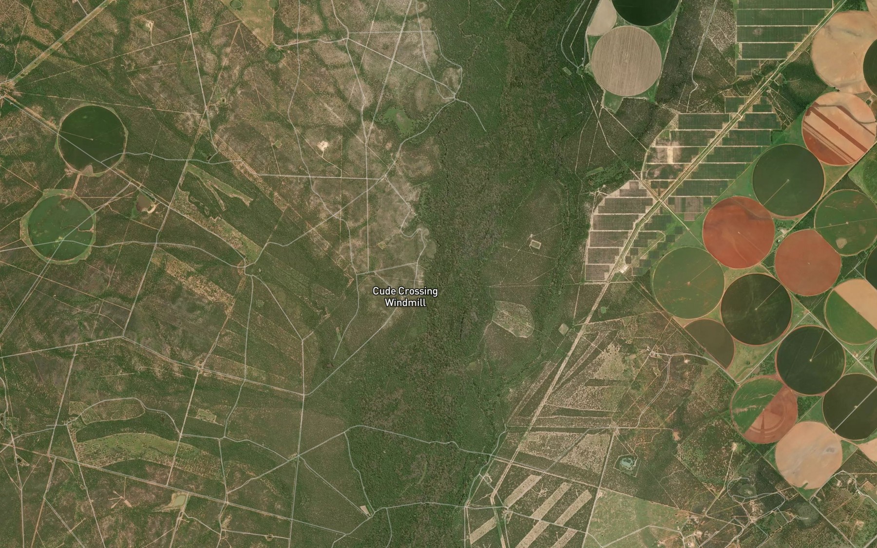 Satellite map of the Big Slough