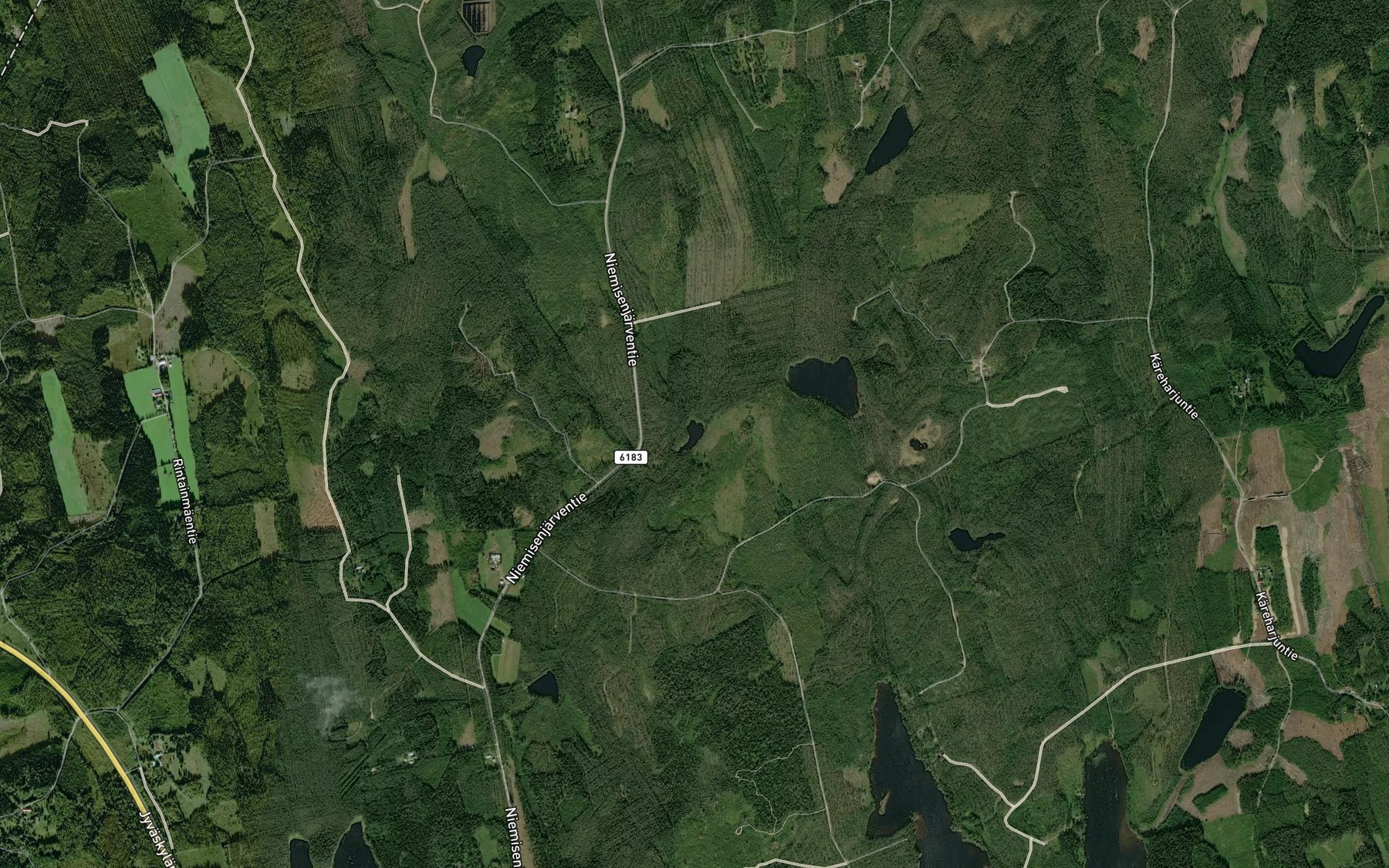Satellite map of the Akkalampi