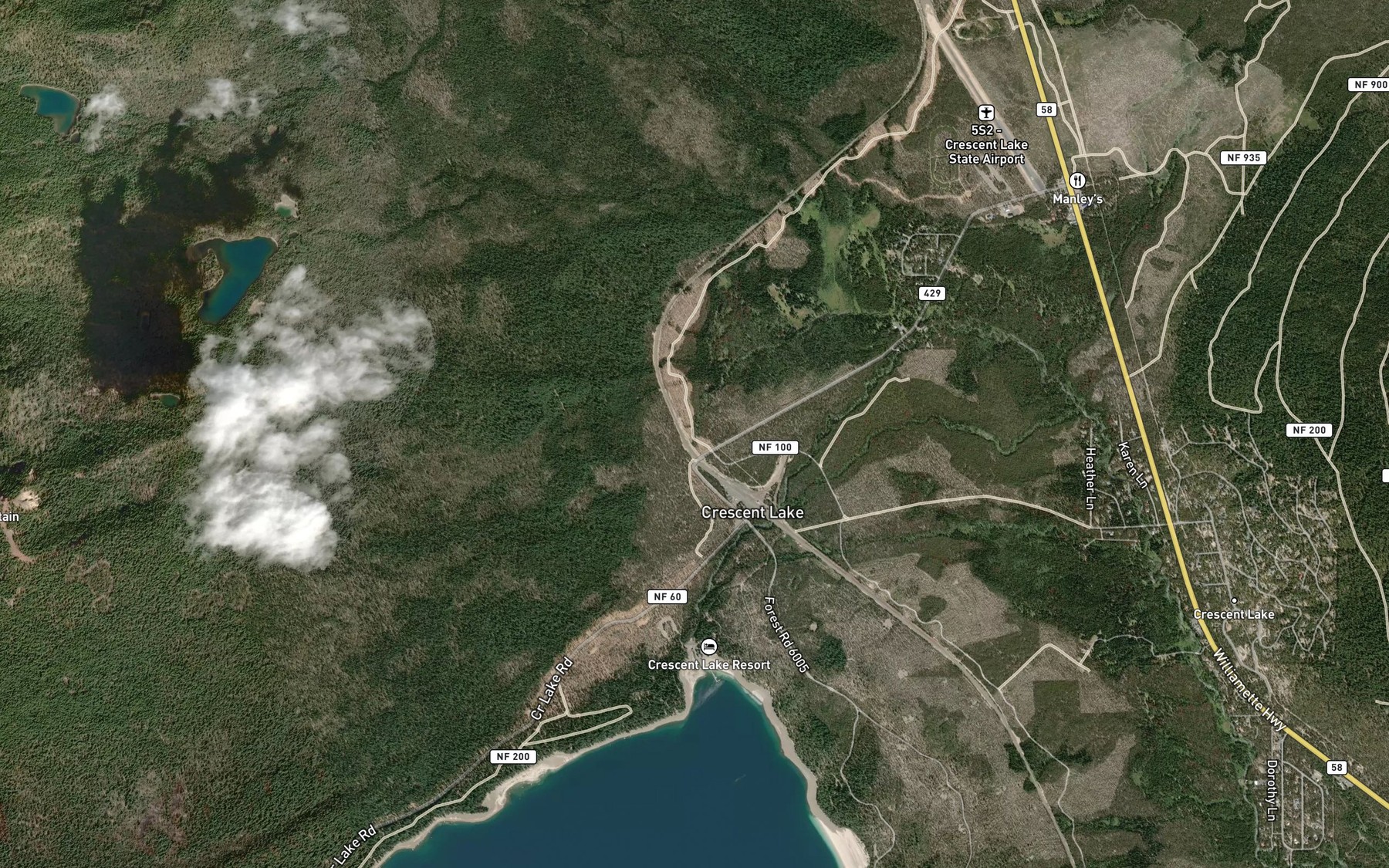Satellite map of the Cold Spring