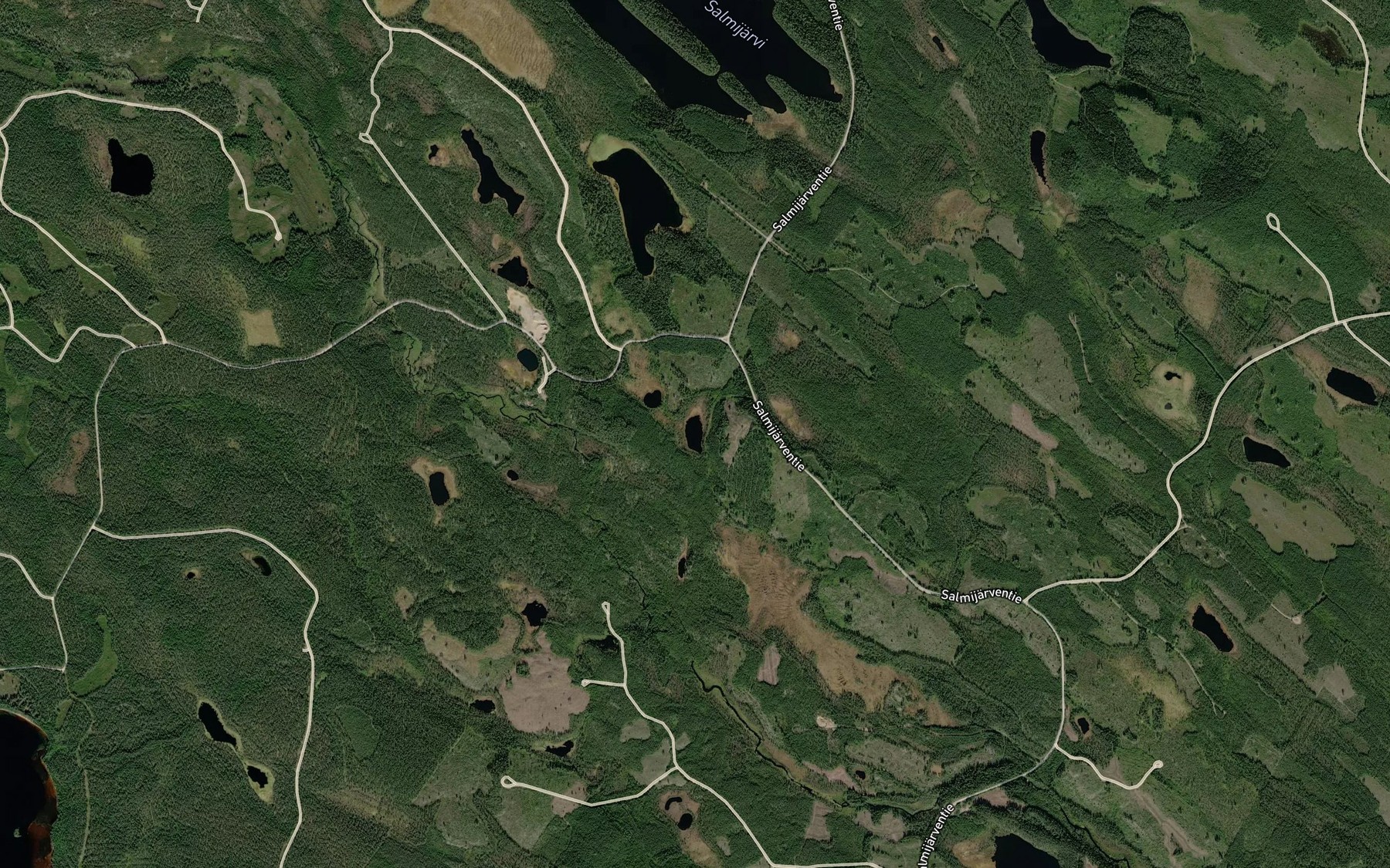 Satellite map of the Paha-Ahveroinen