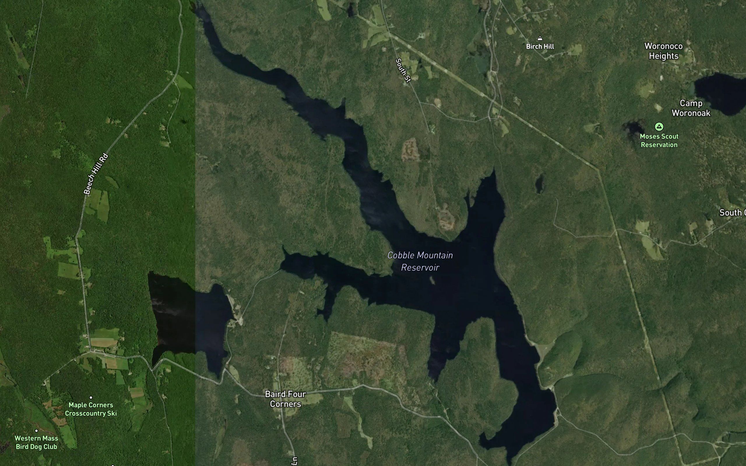 Cobble Mountain Reservoir