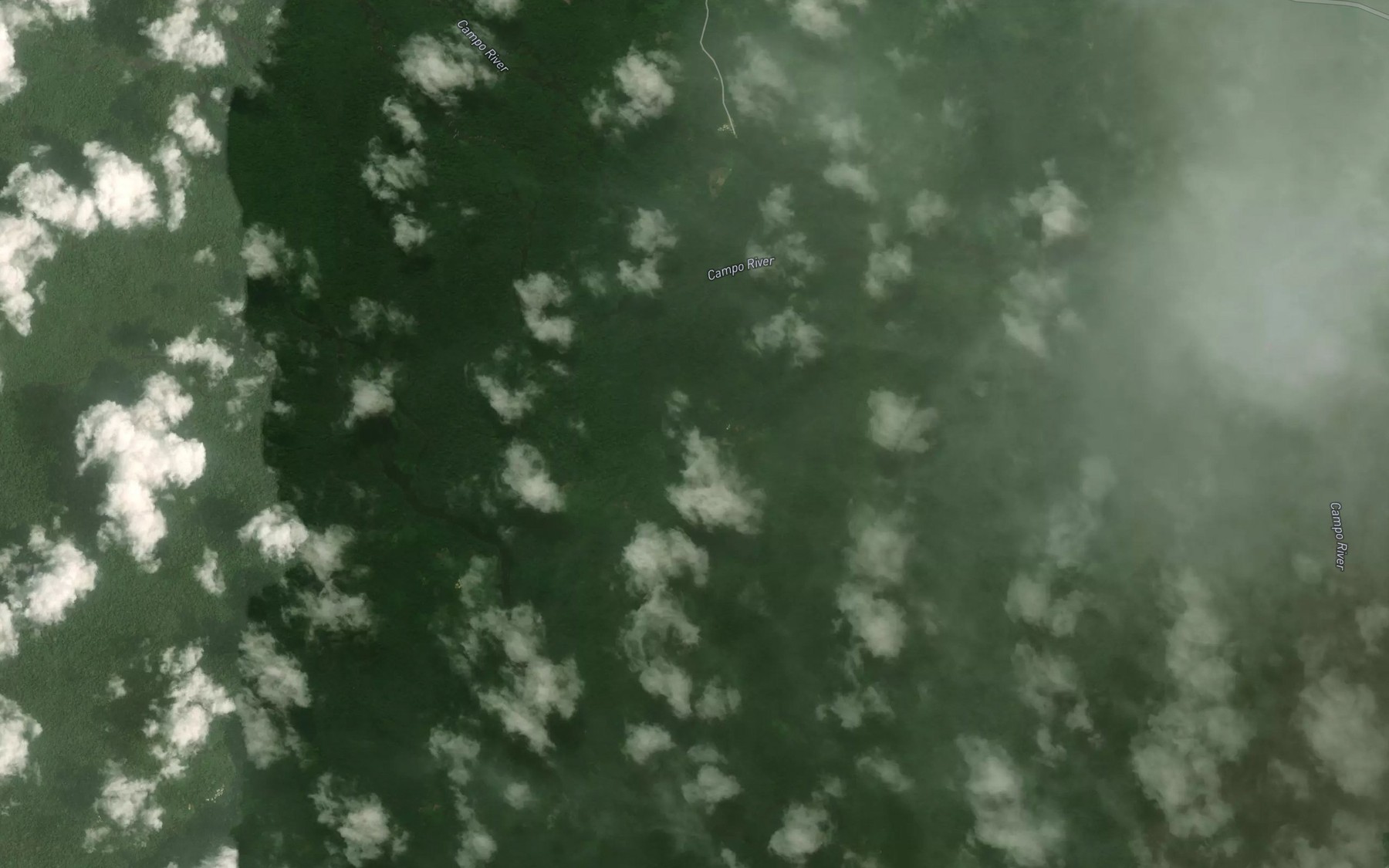 Satellite map of the Sea Nten