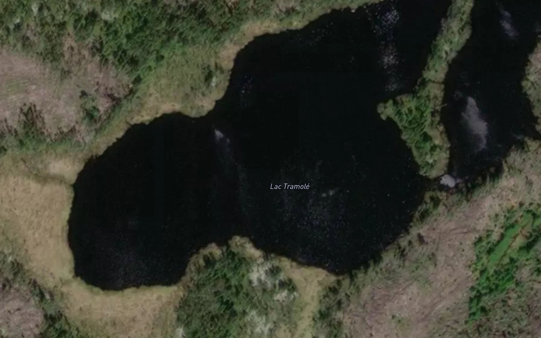 Satellite map of the Lac Tramole