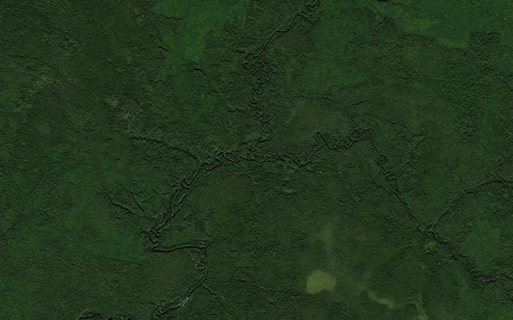 Satellite map of the Burbey
