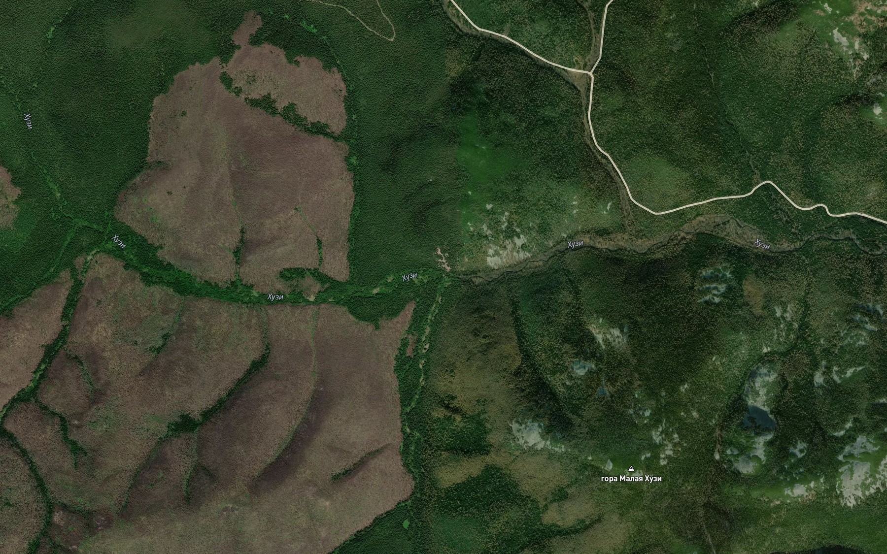 Satellite map of the Vetvistyy