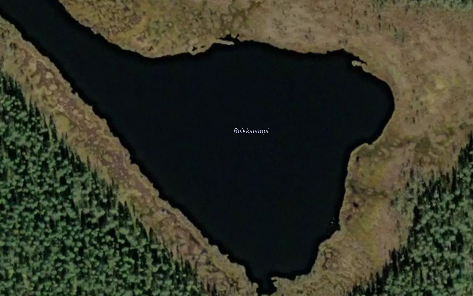 Satellite map of the Roikkalampi