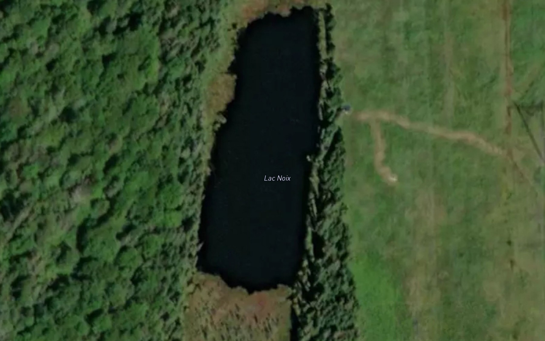 Satellite map of the Lac Noix