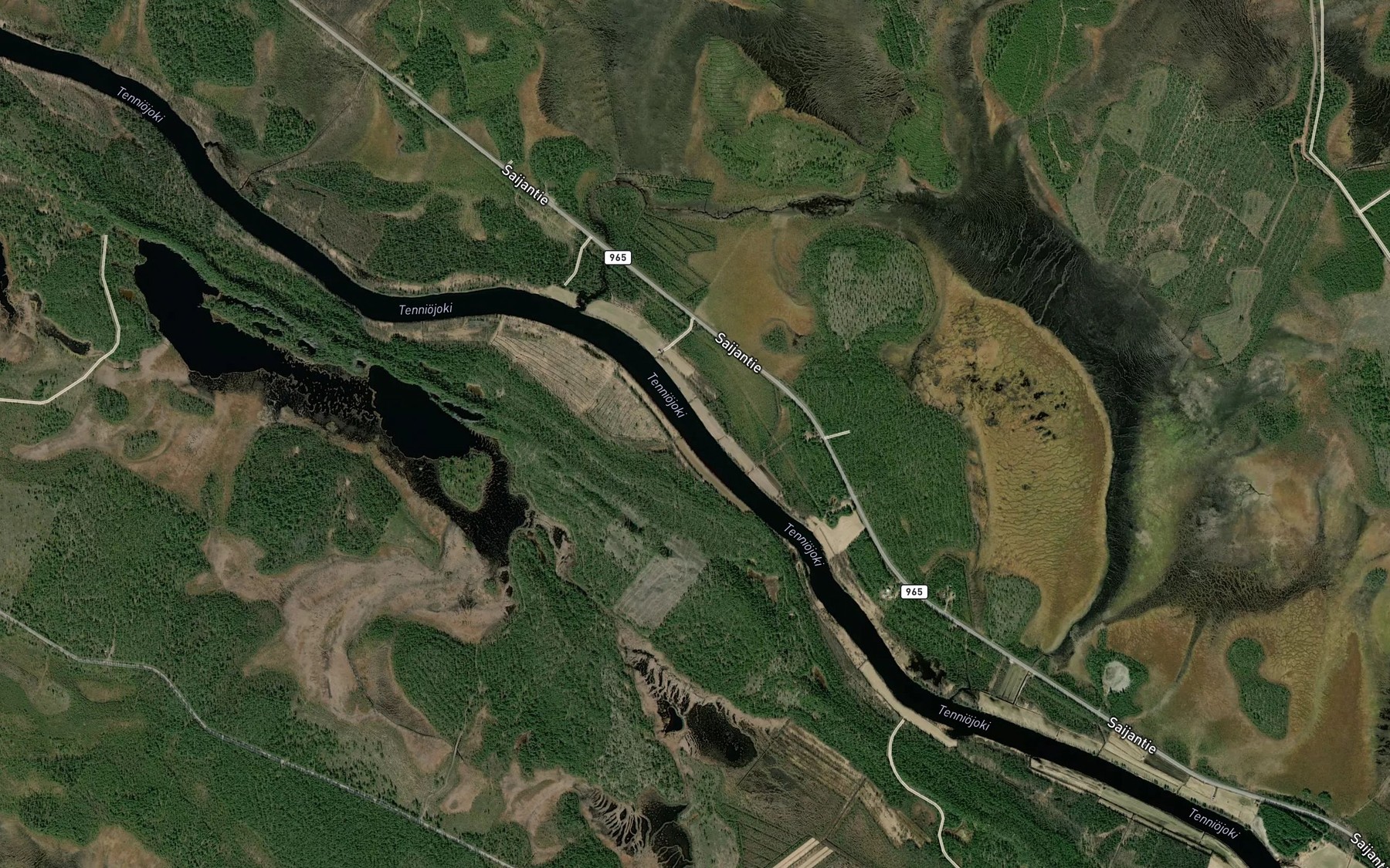 Satellite map of the Karkansuvanto