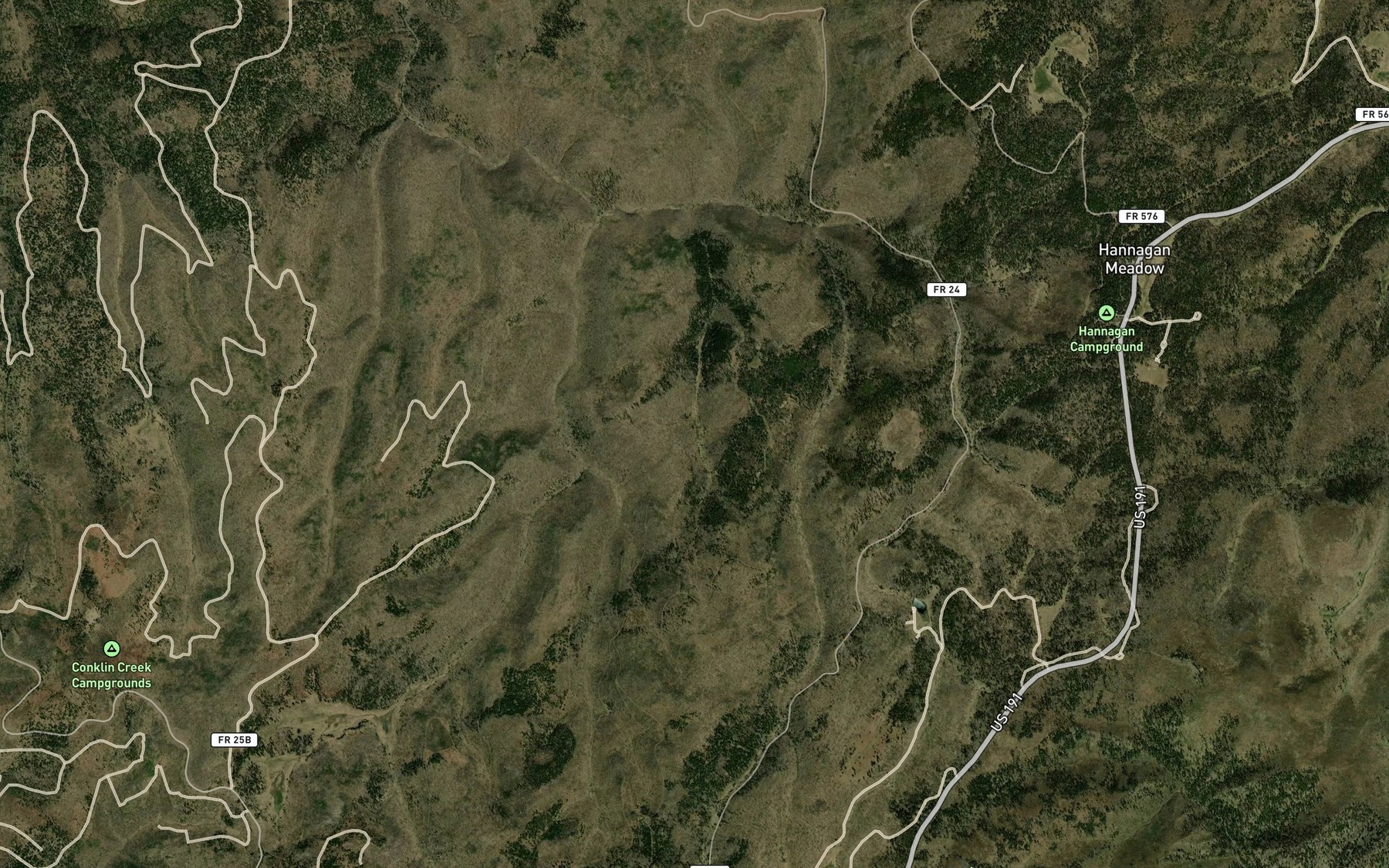 Satellite map of the Lower Hagen Seep