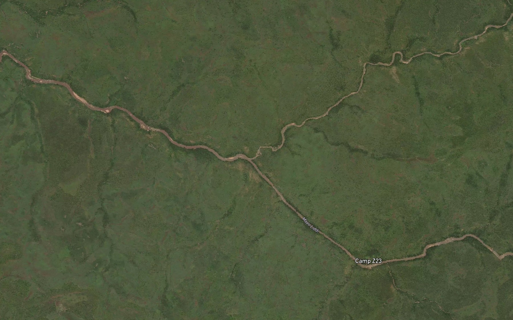 Satellite map of the Mayo Mer