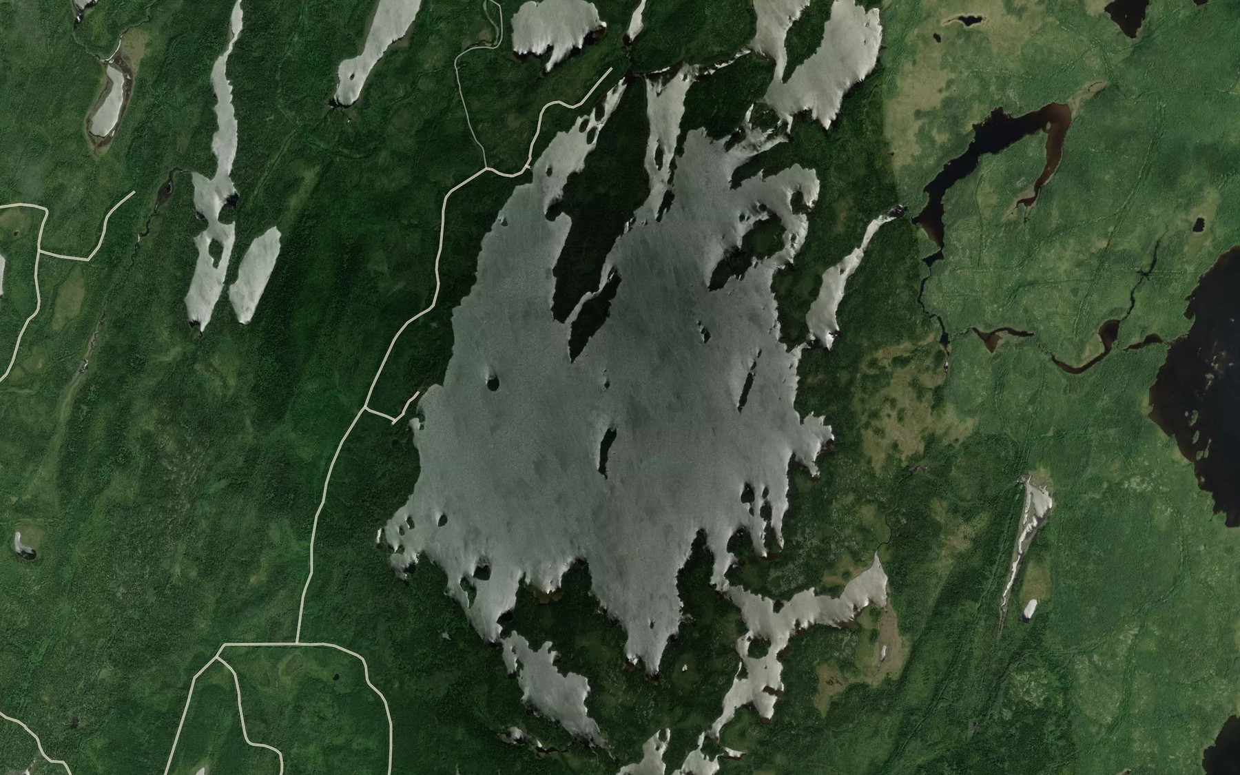 Satellite map of the Lac France
