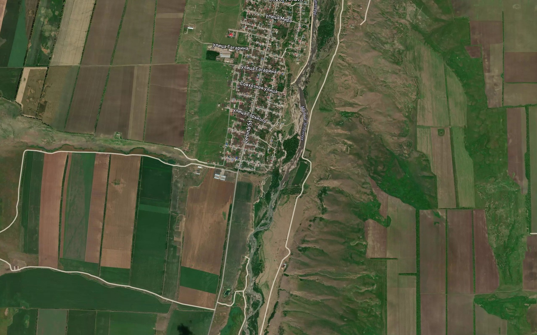 Satellite map of the Balka Bol'shaya Chernaya Rechka