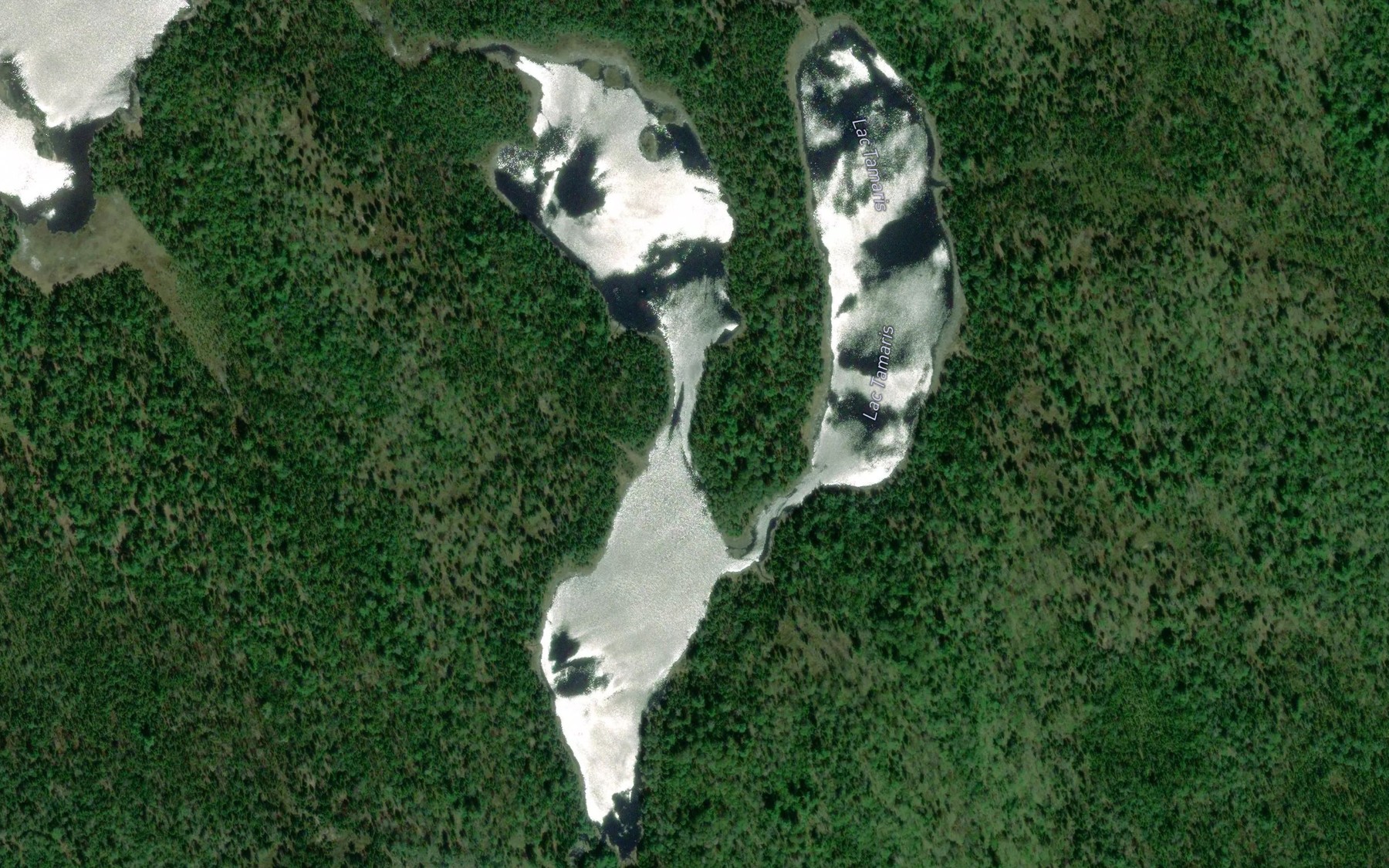 Satellite map of the Lac Tamaris