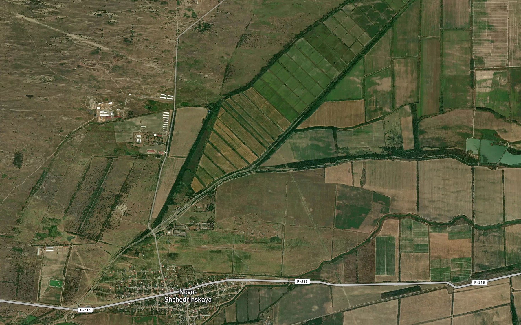 Satellite map of the Kanal Imeni Kuybysheva
