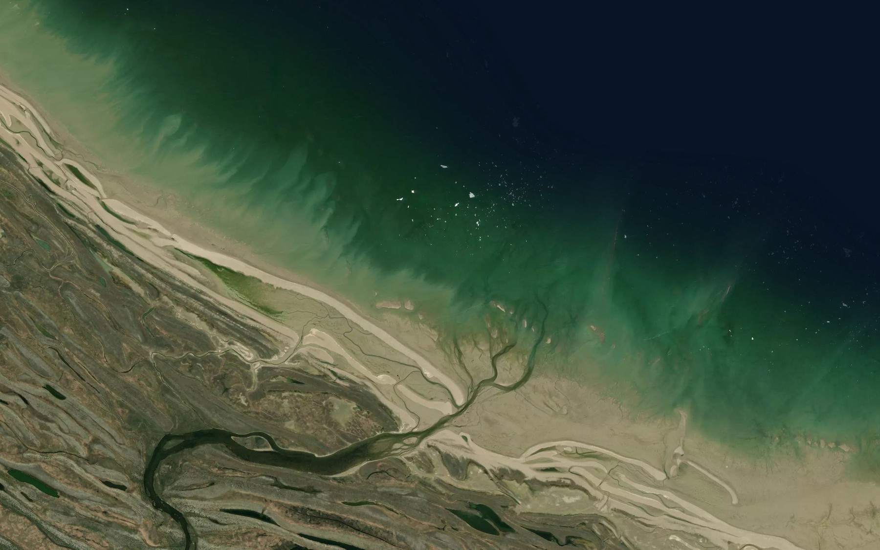 Satellite map of the Little Shagamu River