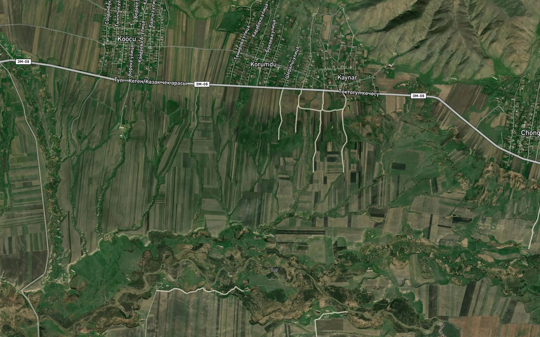 Satellite map of the Kurmendy