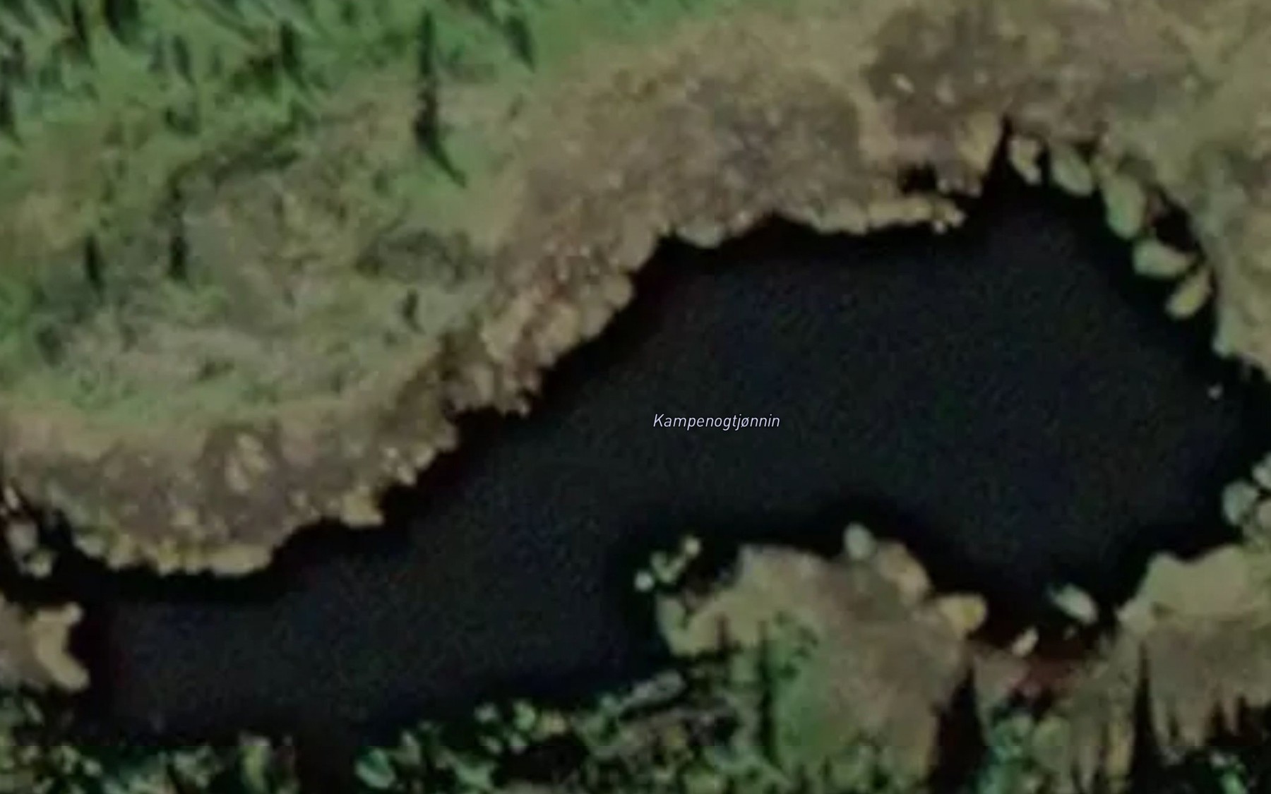 Satellite map of the Kampenogtjonnin