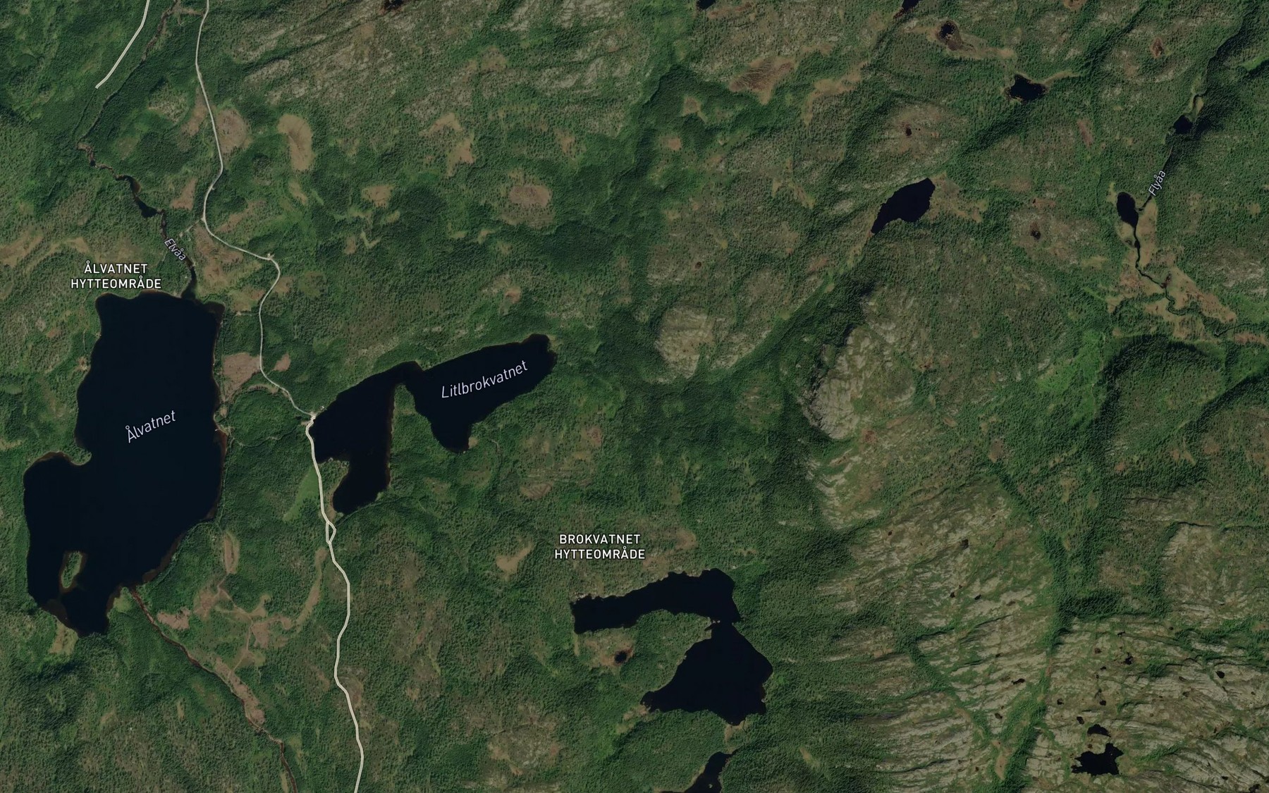 Satellite map of the Klompbekken