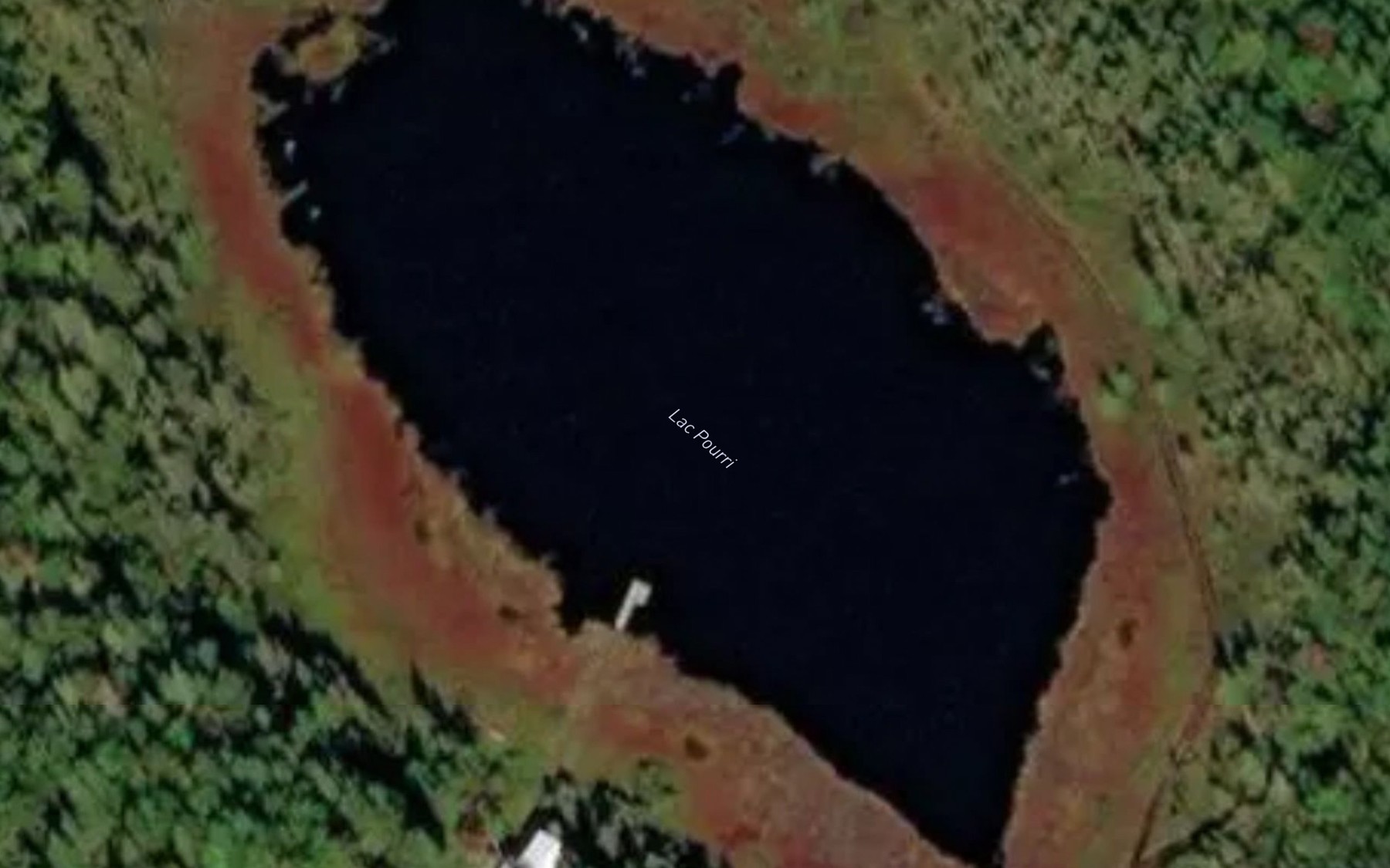 Satellite map of the Lac Pourri
