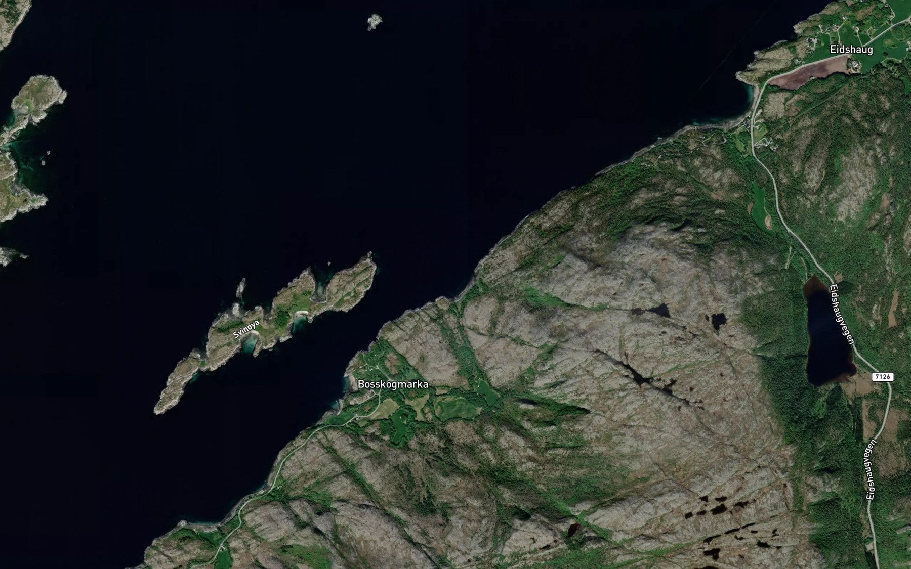 Satellite map of the Vattavika