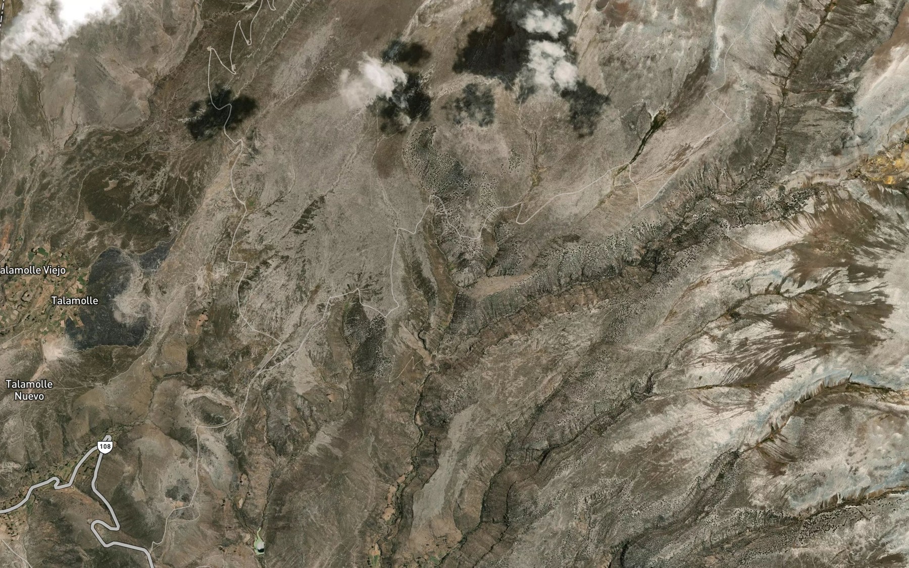 Satellite map of the Rio Chimura