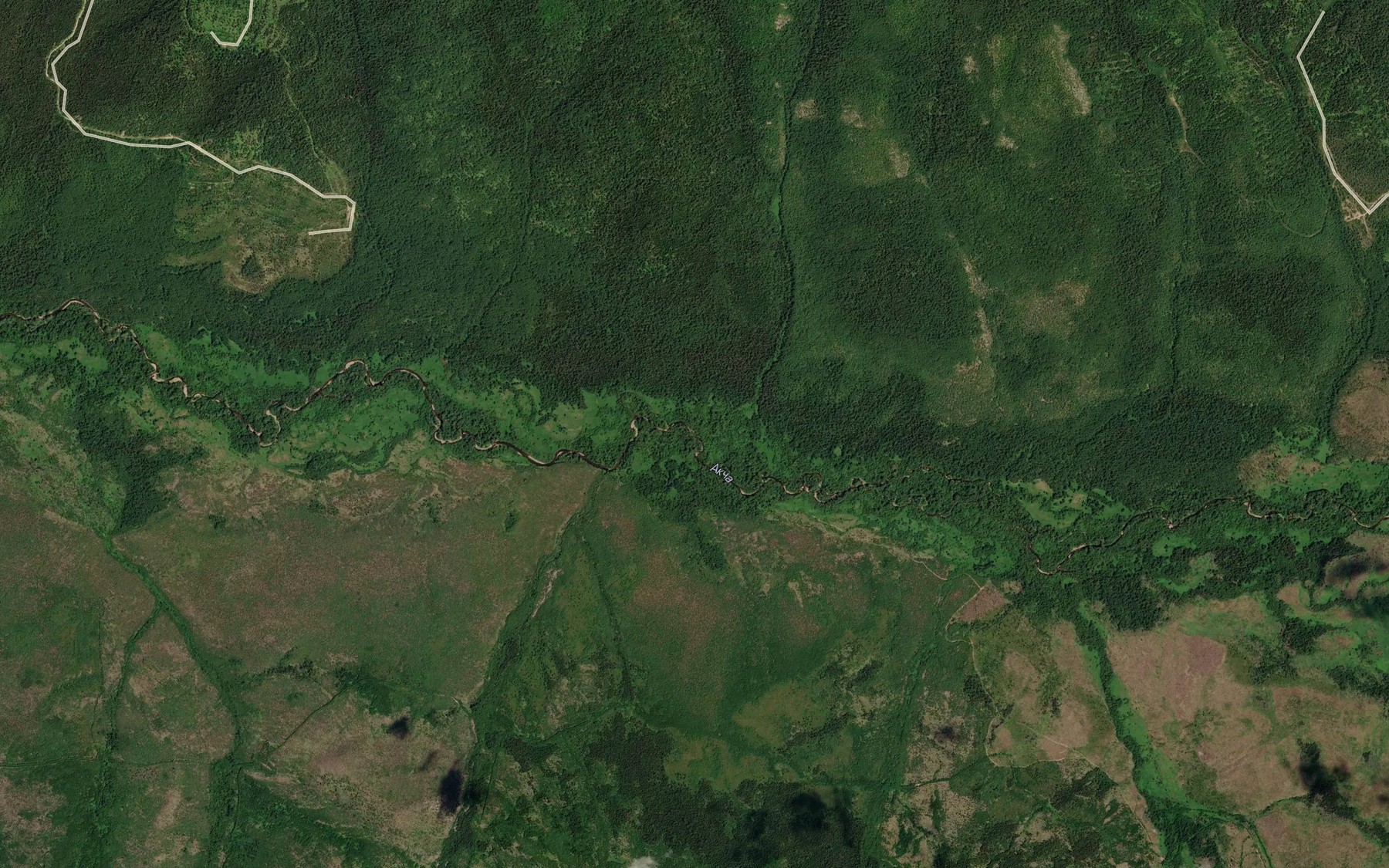 Satellite map of the Tukana