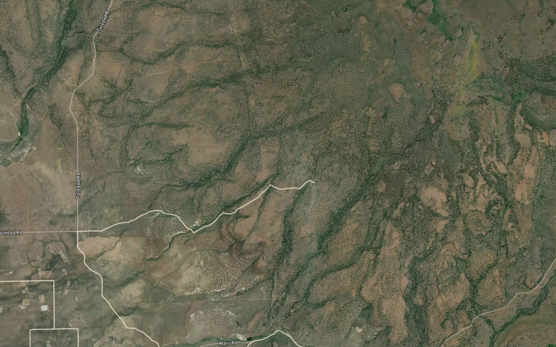 Satellite map of the Gallion Spring