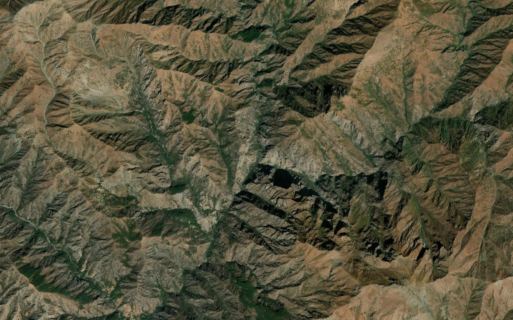 Satellite map of the Chetykdy