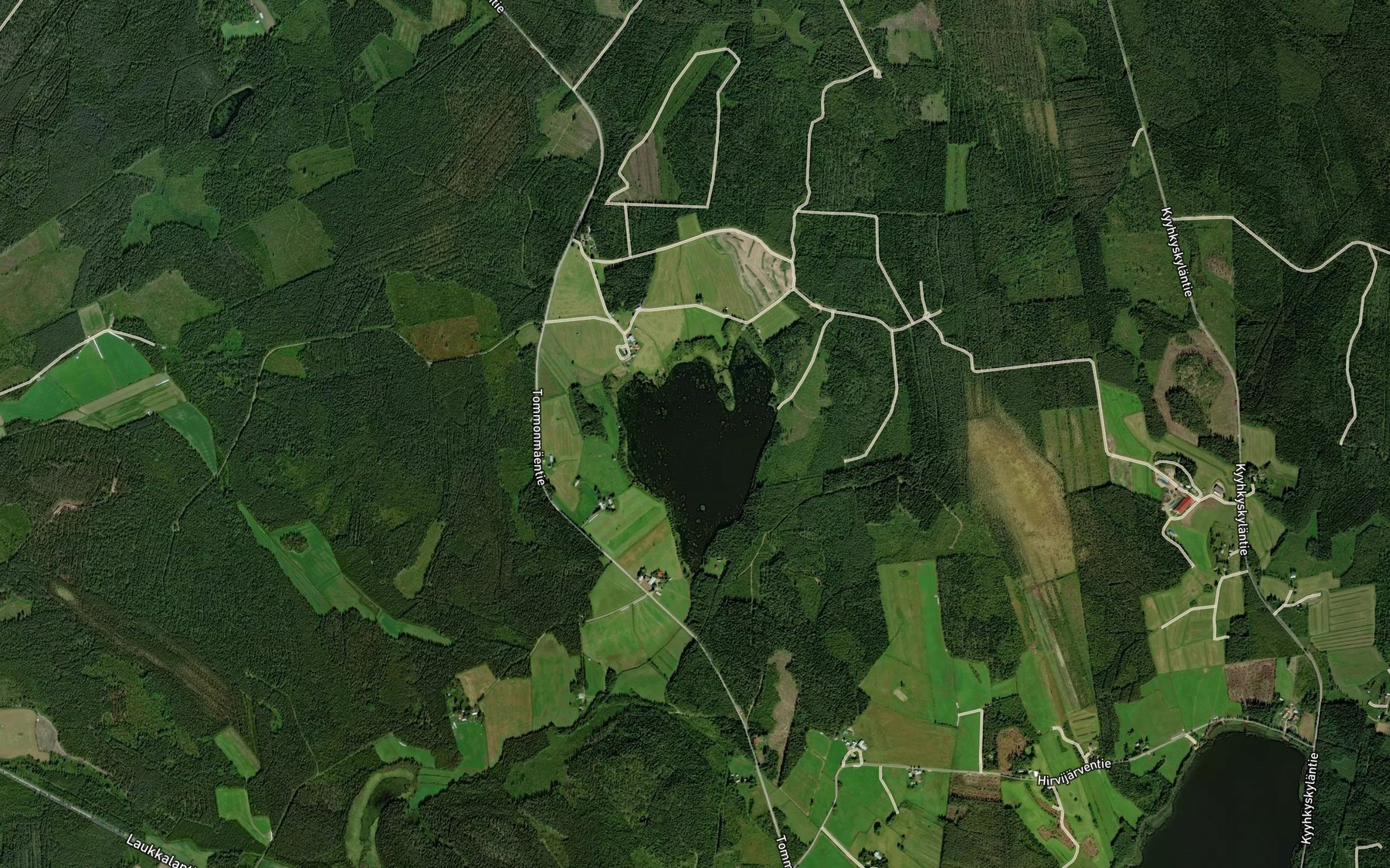 Satellite map of the Saarisjarvi