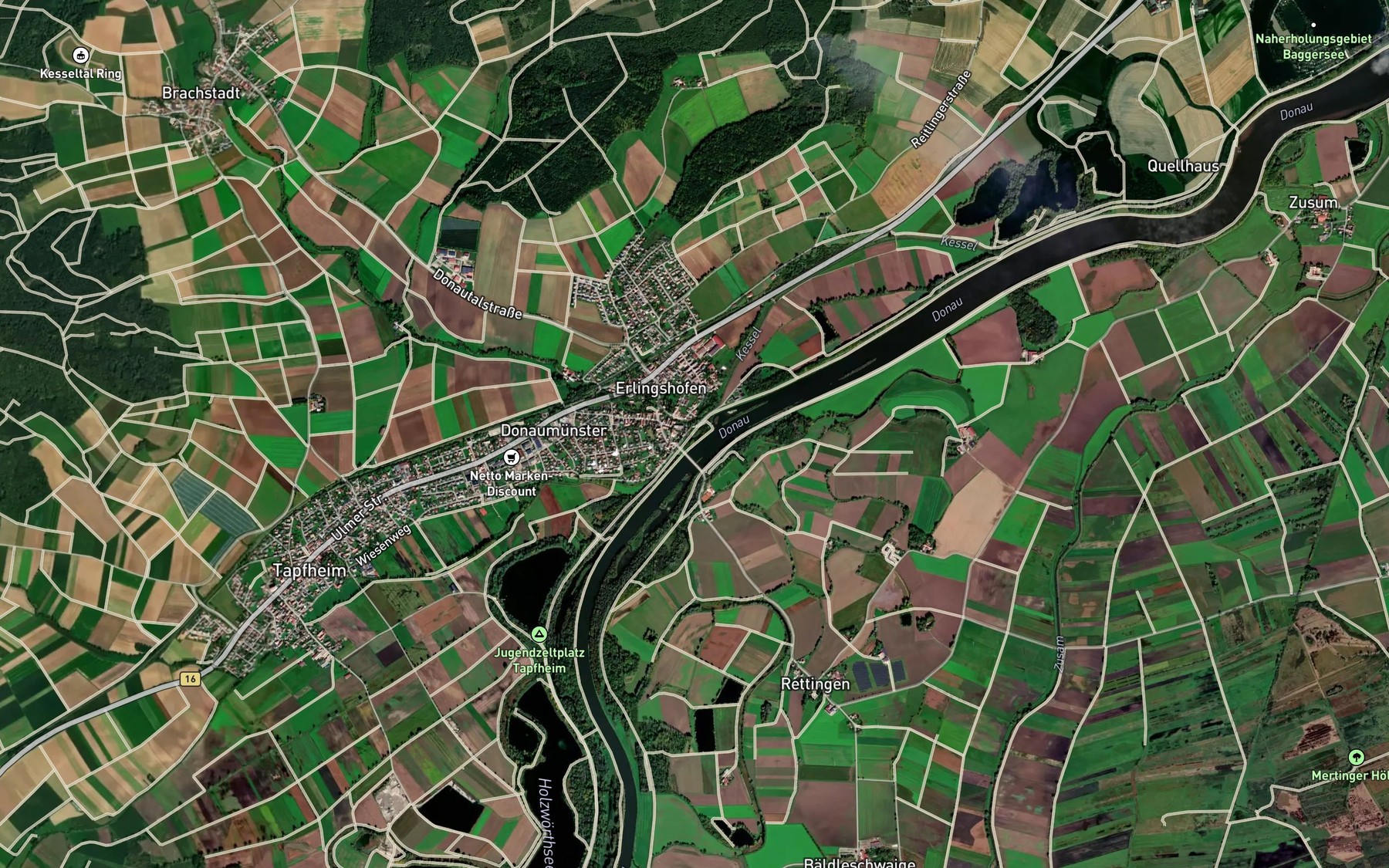 Satellite map of the Reichenbach