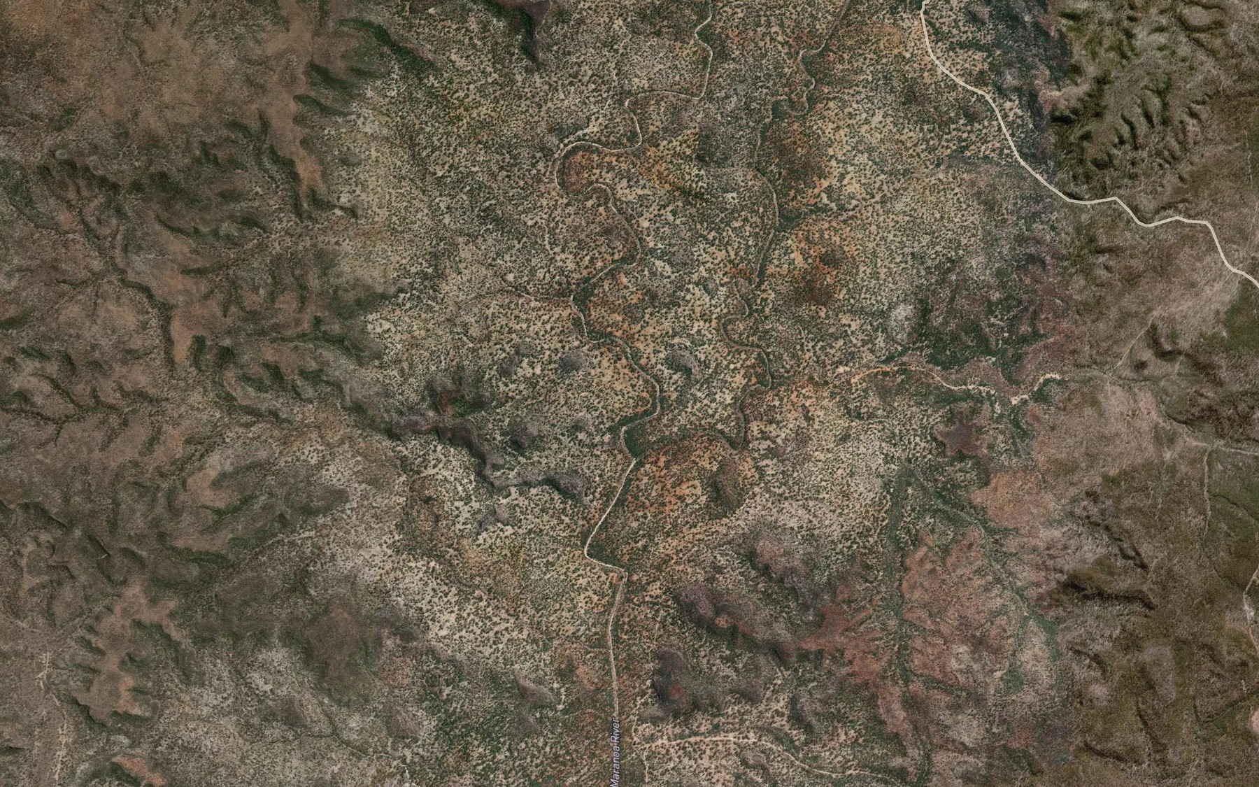 Satellite map of the West Branch Maranoa River