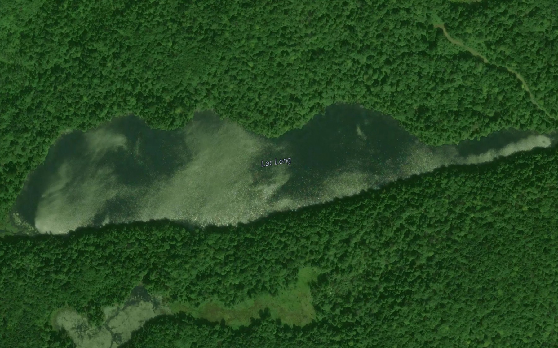 Satellite map of the Lac Long