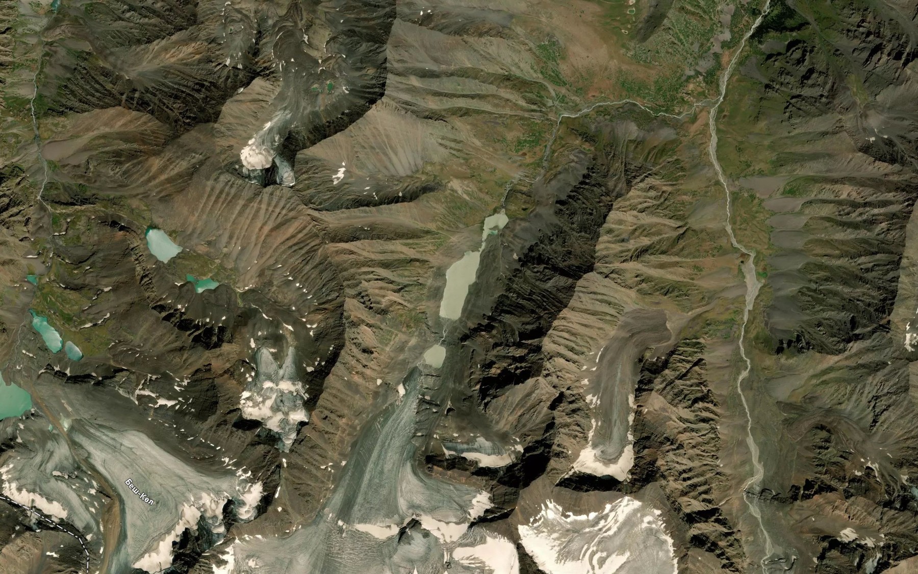 Satellite map of the Ozero Agnaytor