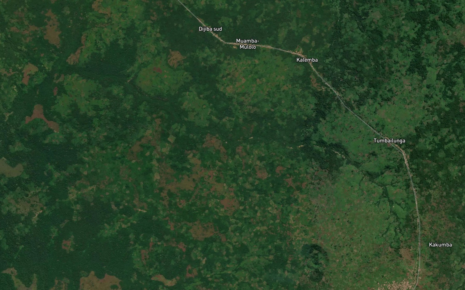 Satellite map of the Kankaba
