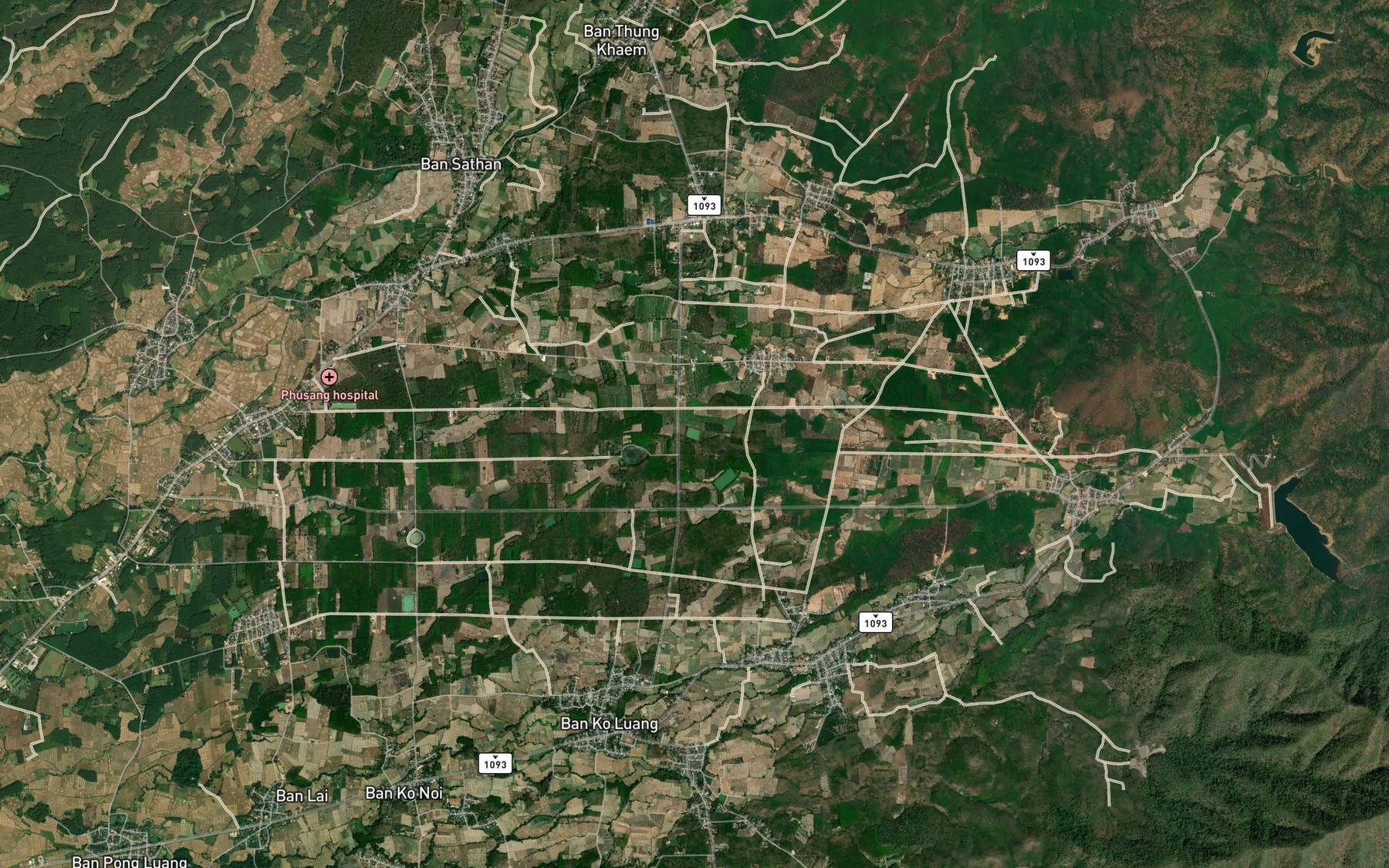 Satellite map of the Nong Kwang