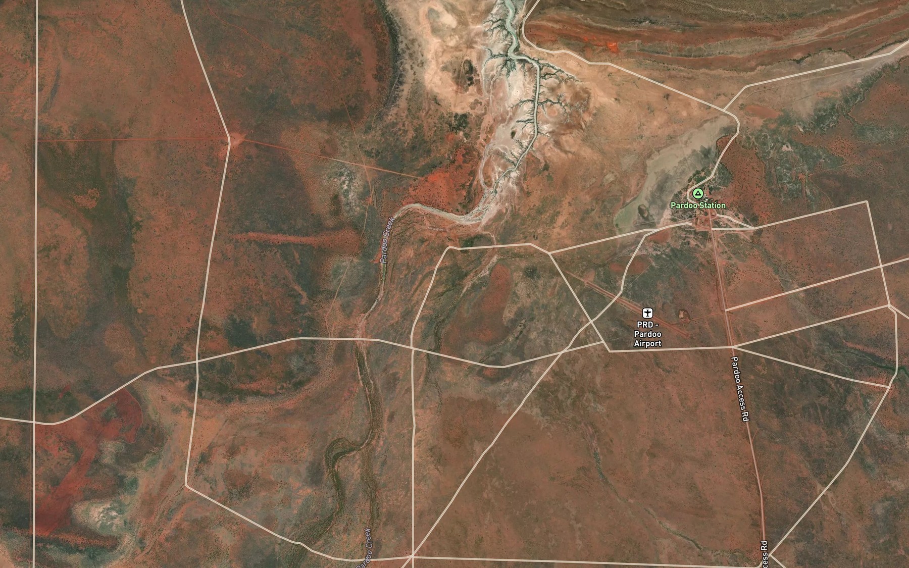 Satellite map of the Chidda Chidda Pool
