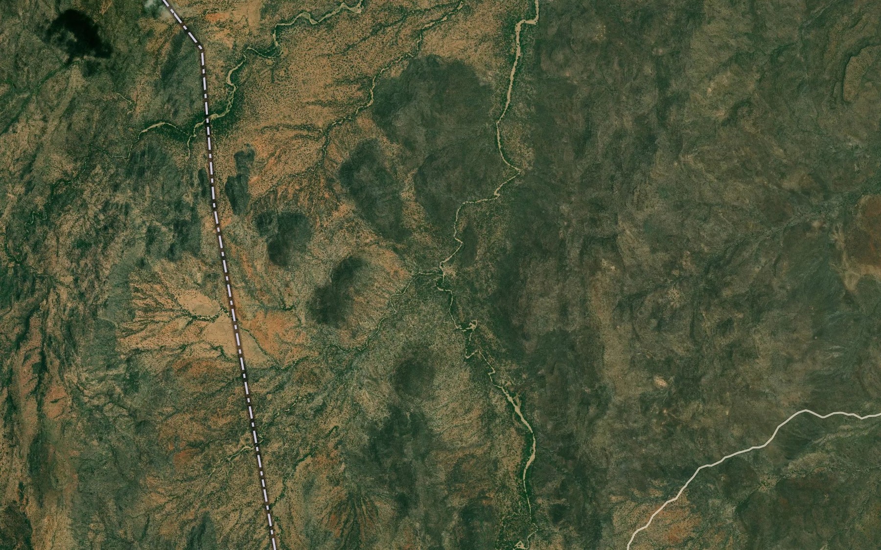 Satellite map of the Lochwai
