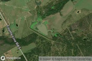 Satellite map of the Crooked Creek
