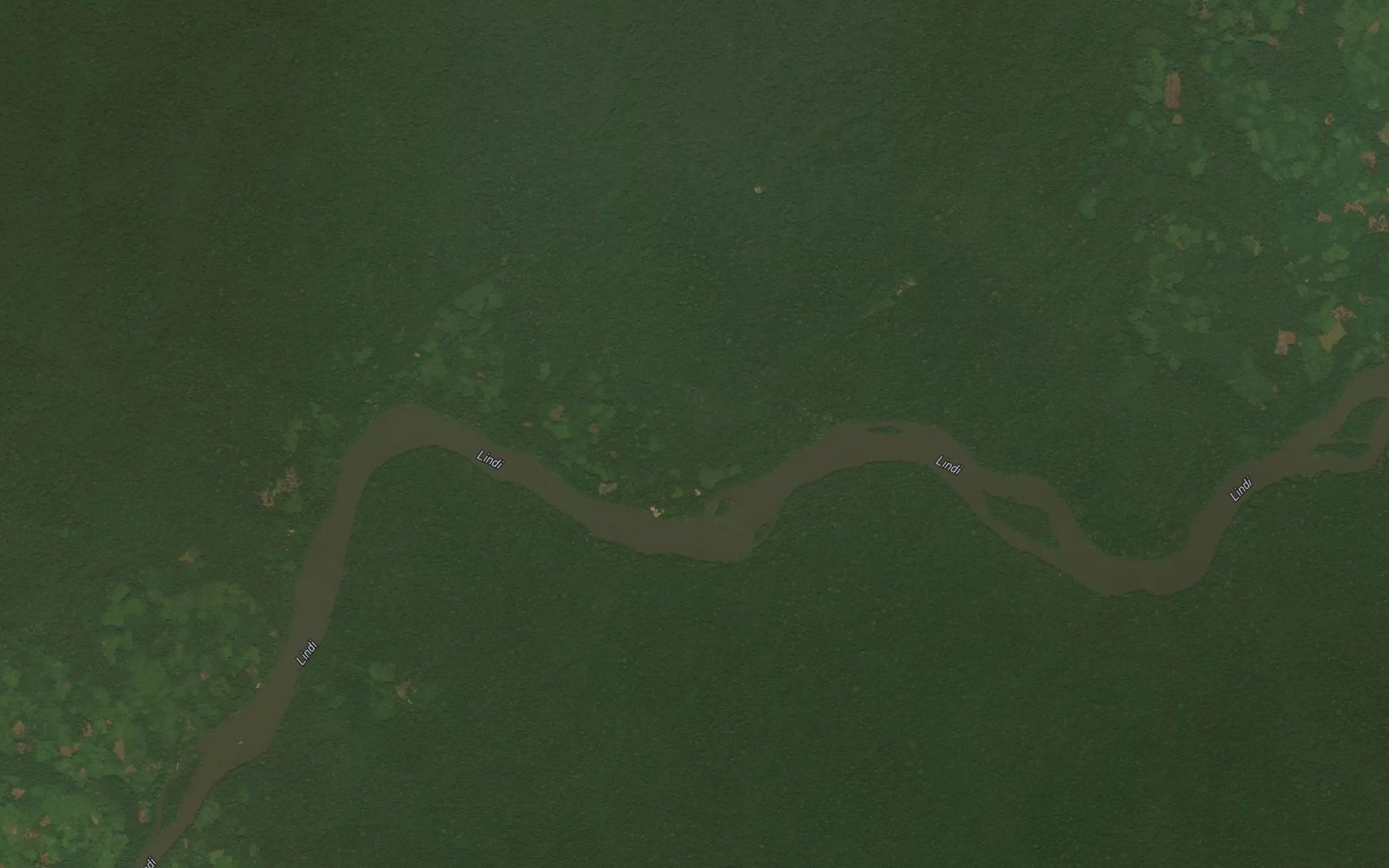 Satellite map of the Alinda